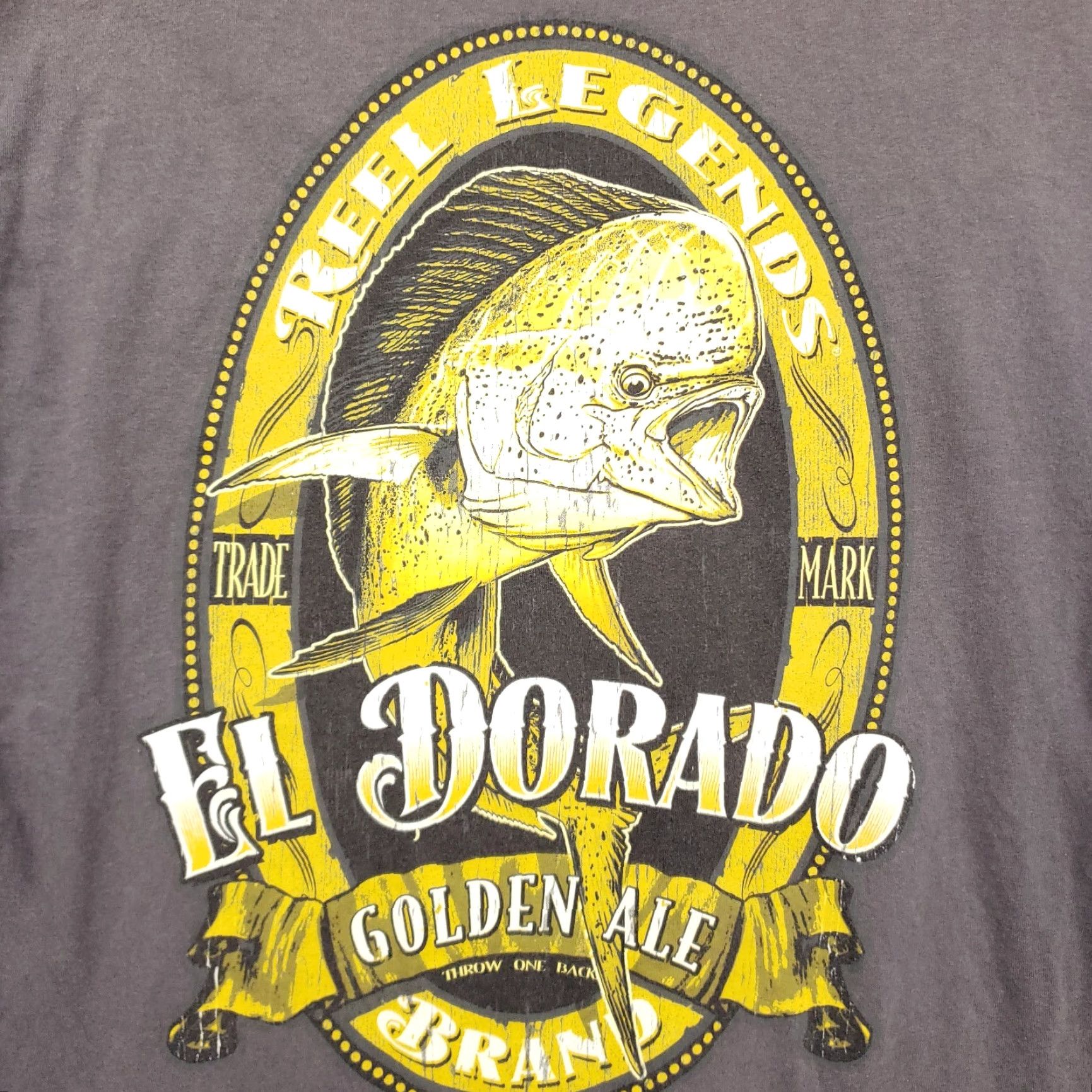 Vintage Reel Legends T-Shirt Men L Black Short Sleeve Logo Fish Outdoor 90s (Old?) No Size US L / EU 52-54 / 3 - 5 Thumbnail