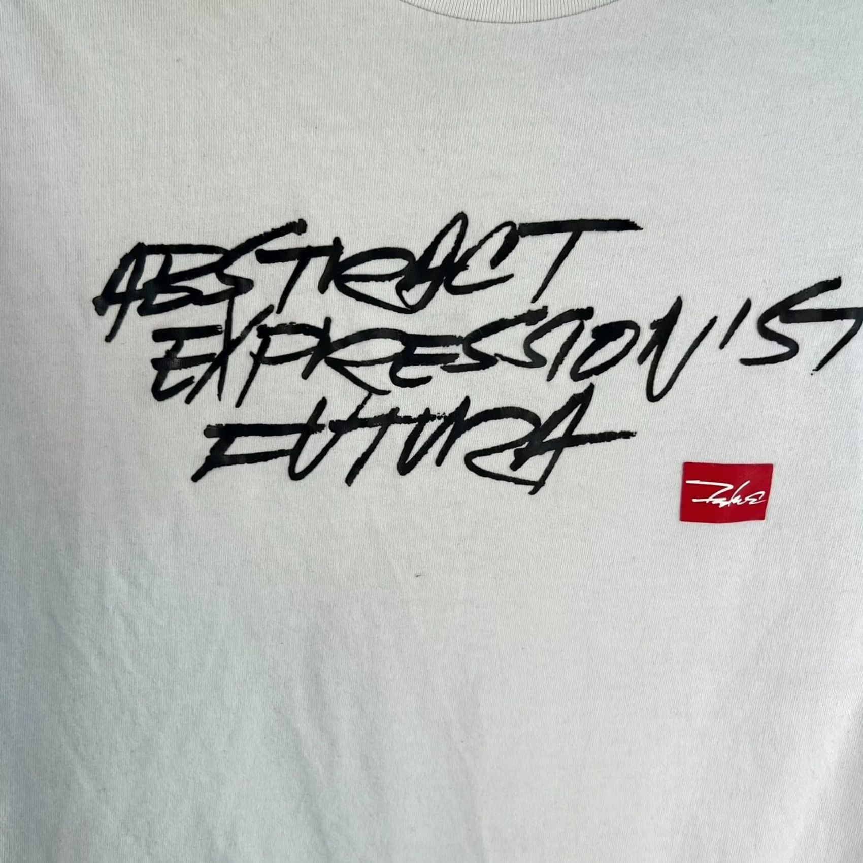 Vintage Abstract Expressionist Futura 2 Sidded Graphic T Shirt Size M Shirt Men White Art 90s Mens Size US M / EU 48-50 / 2 - 4 Thumbnail