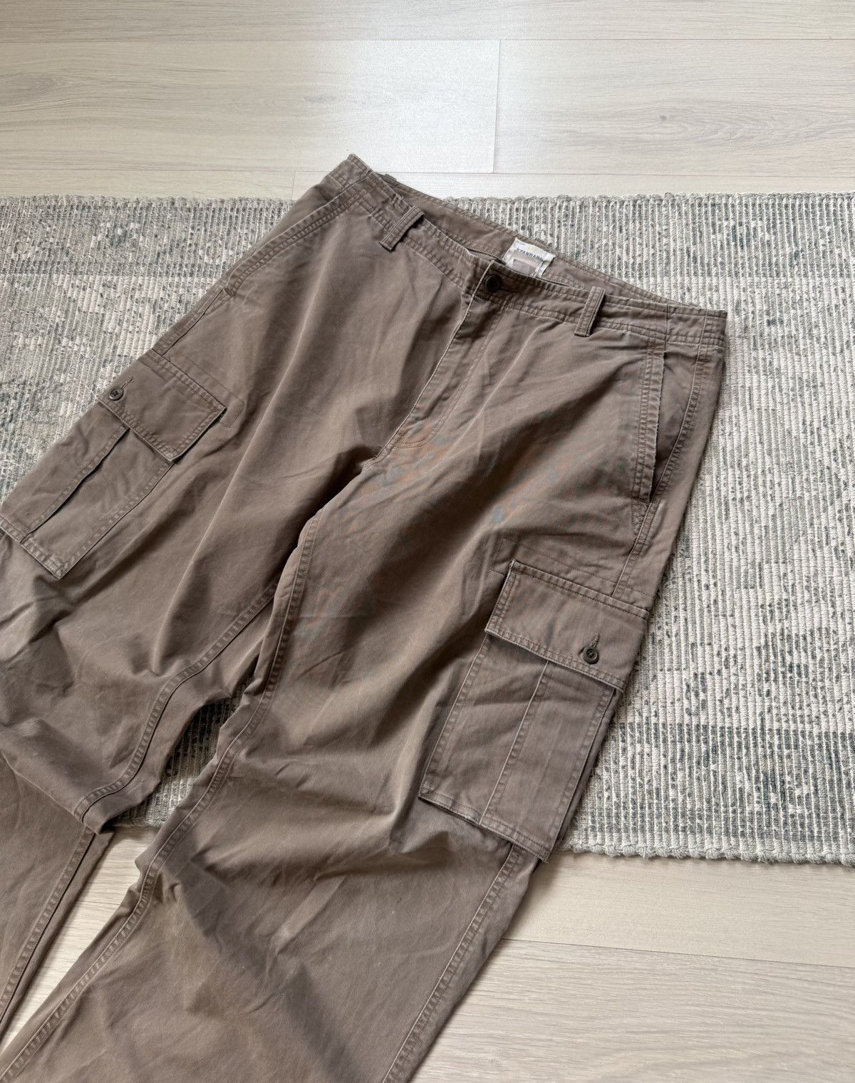 Gap Vintage Baggy Gap Cargo Pants Brown Mens Carhartt Style Size US 36 / EU 52 - 3 Thumbnail