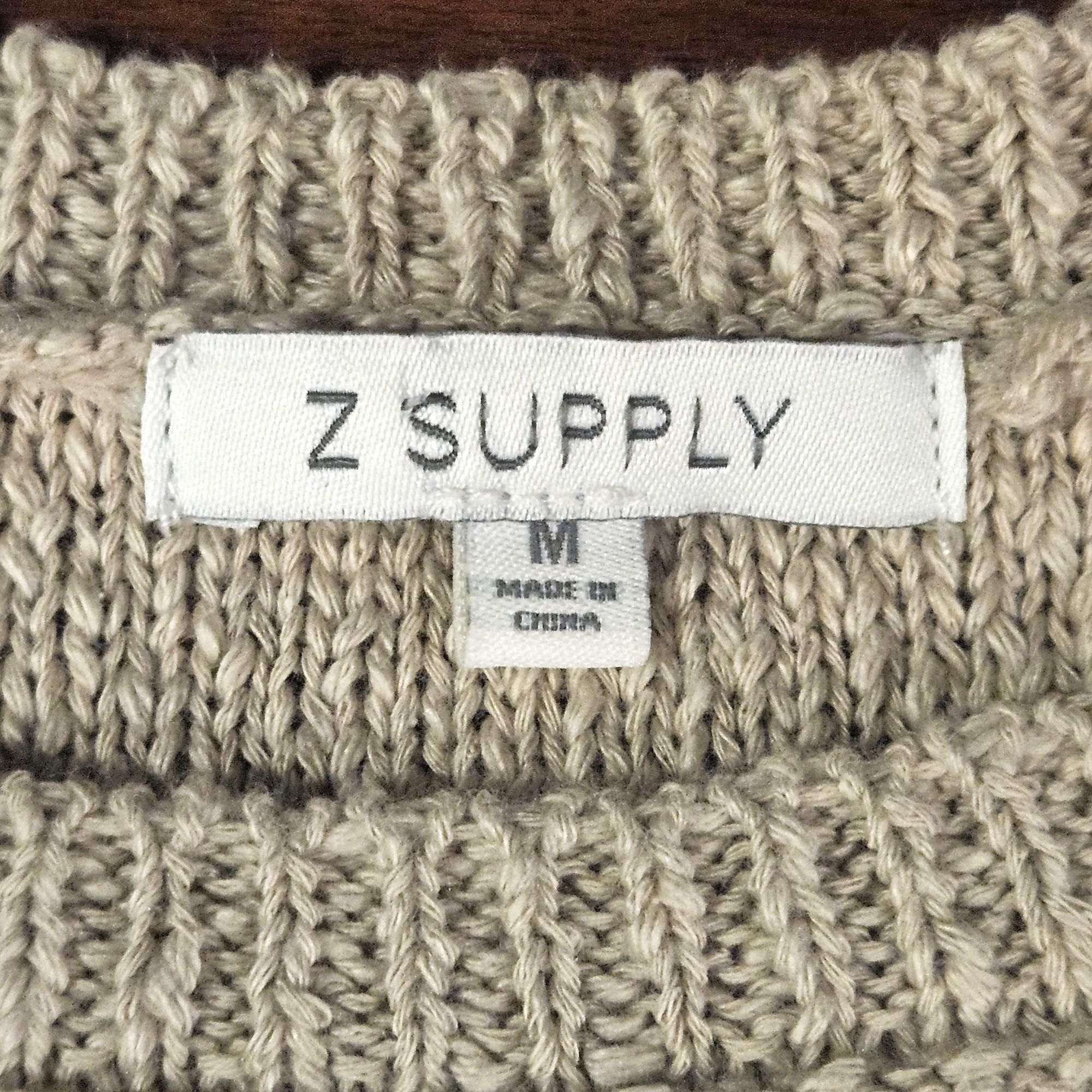 Z Supply Z Supply Women’s Knit Tank Beige M Clean Girl, Coastal Cowgi Size M / US 6-8 / IT 42-44 - 4 Thumbnail