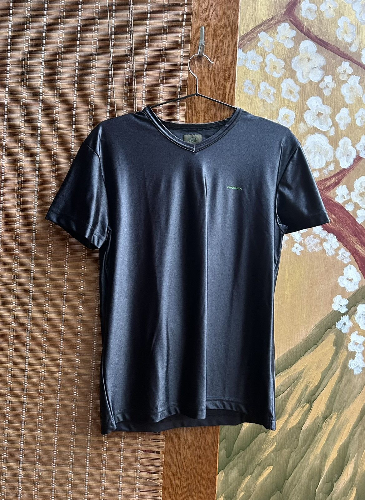 Energie Y2K Energie by Miss Sixty Silky Jersey V-Neck T-Shirt Size L / US 10 / IT 46 - 1 Thumbnail
