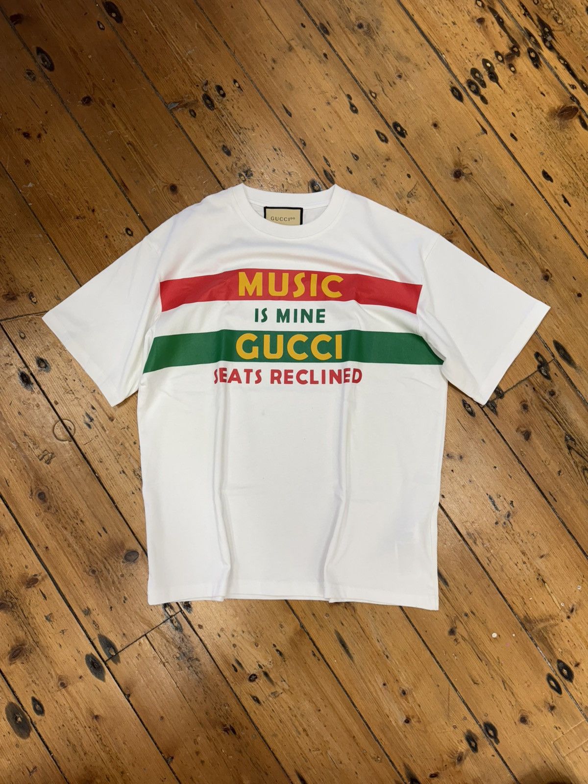 Gucci Gucci ‘Music Is Mine’ 100th Anniversary Tee Size US S / EU 44-46 / 1 - 1 Thumbnail