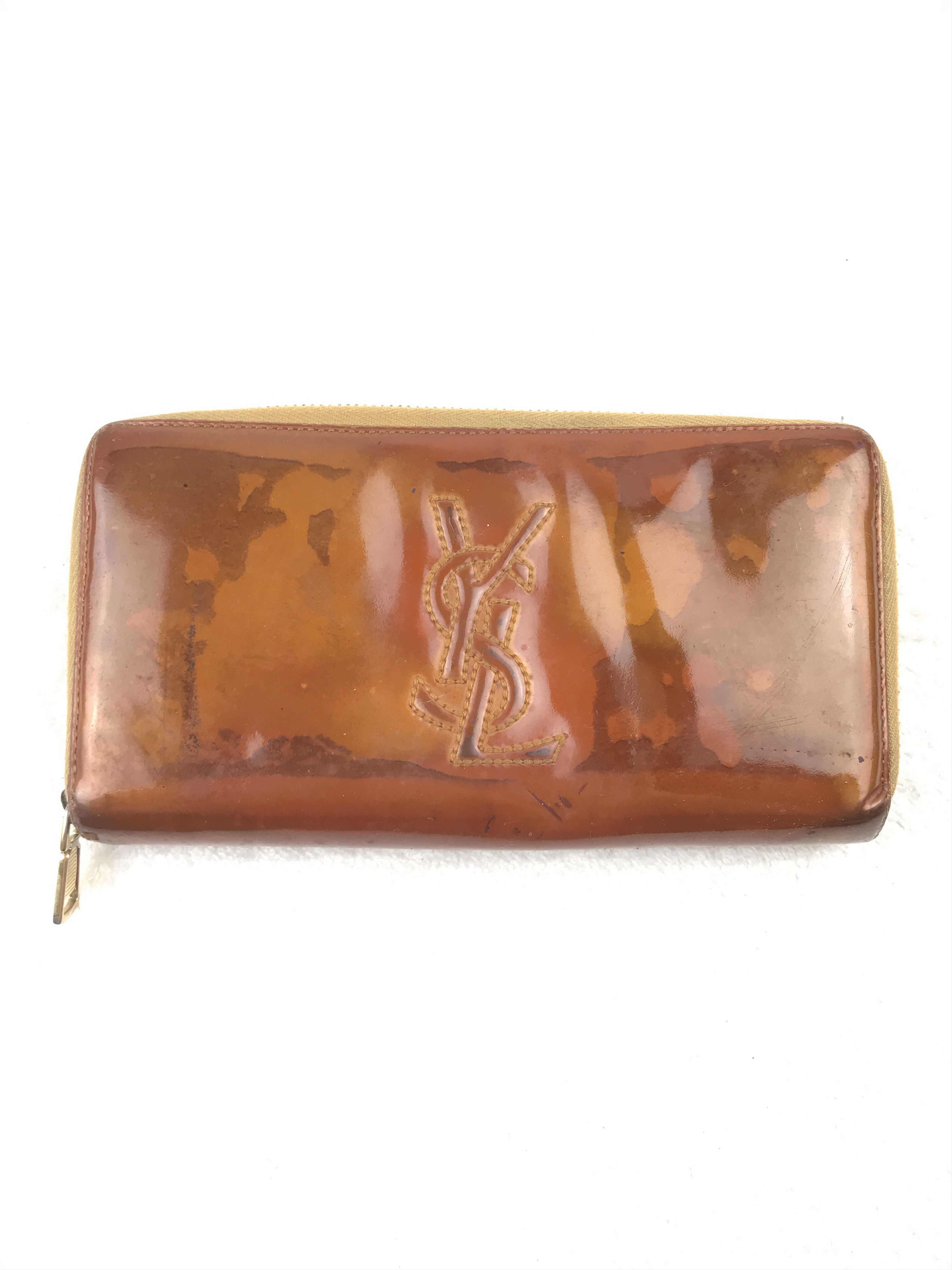 Vintage Yves Saint Laurent Zip Around Wallet