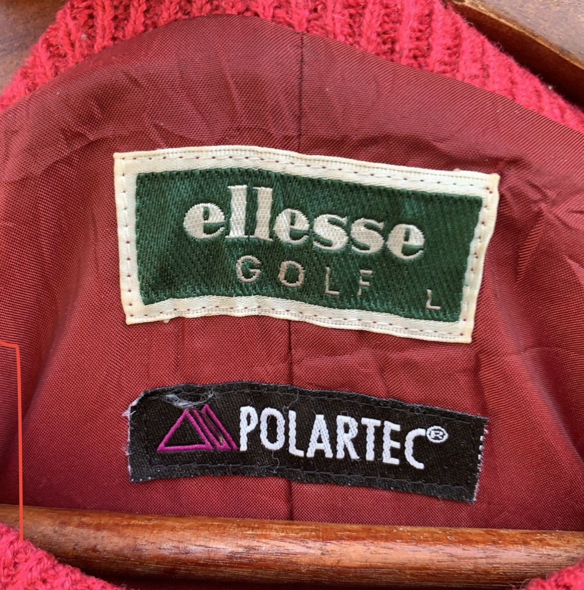 Ellesse × Polartec Vintage 90s Ellesse Golf Polartec Fleece Sweatshirt Size L / US 10 / IT 46 - 7 Thumbnail