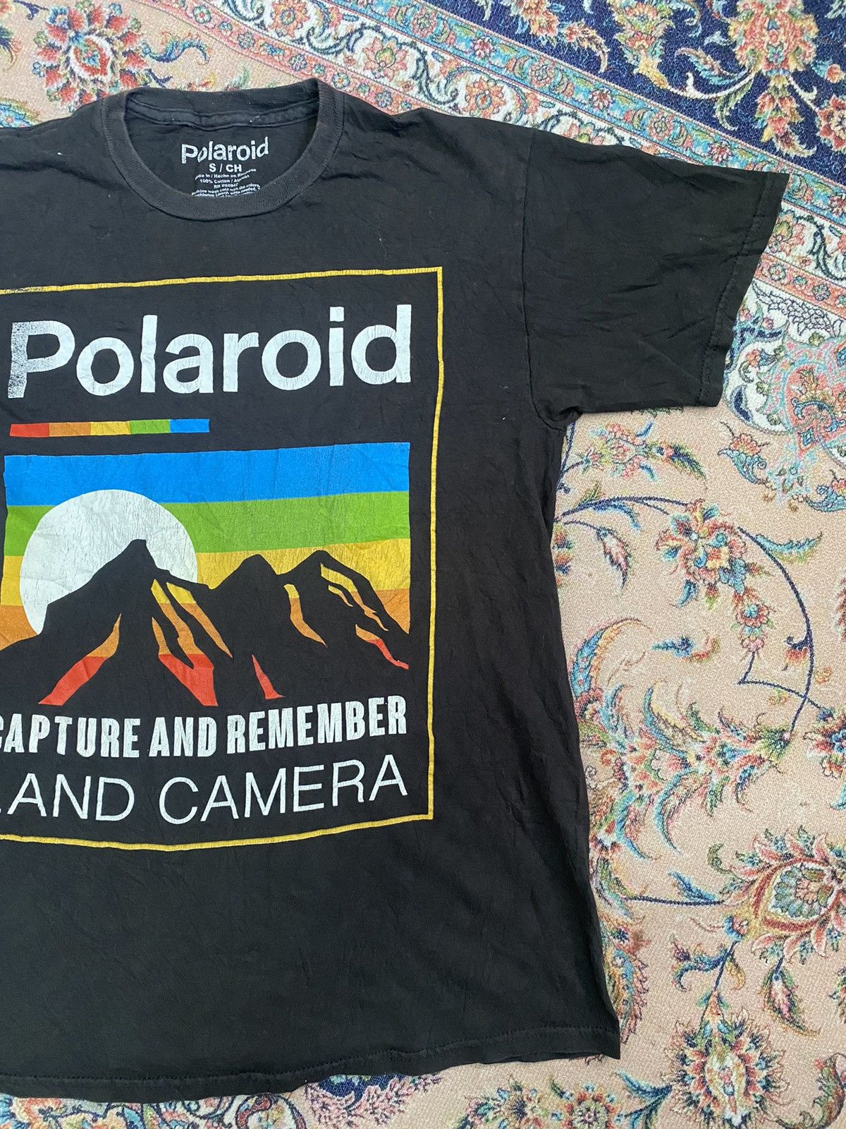 Polaroid × Vintage Vintage Polaroid Big Center logo Capture And Remember Tshirt Size US S / EU 44-46 / 1 - 2 Thumbnail