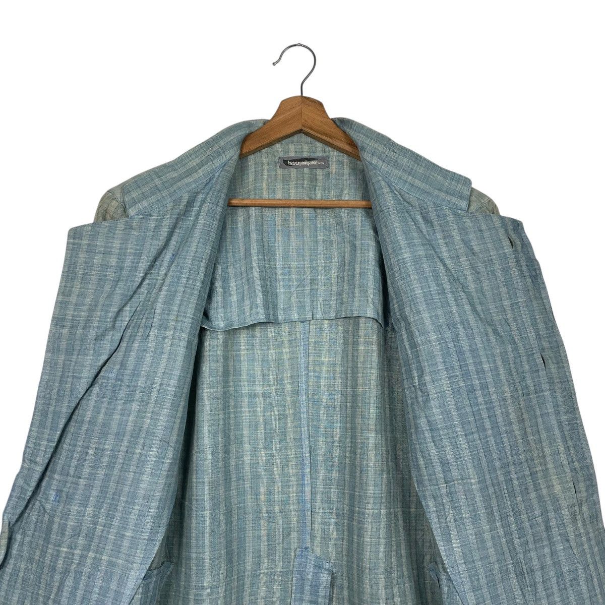 Issey Miyake Vintage 80s Issey Miyake Hickory Faded Jacket Size US M / EU 48-50 / 2 - 12 Thumbnail