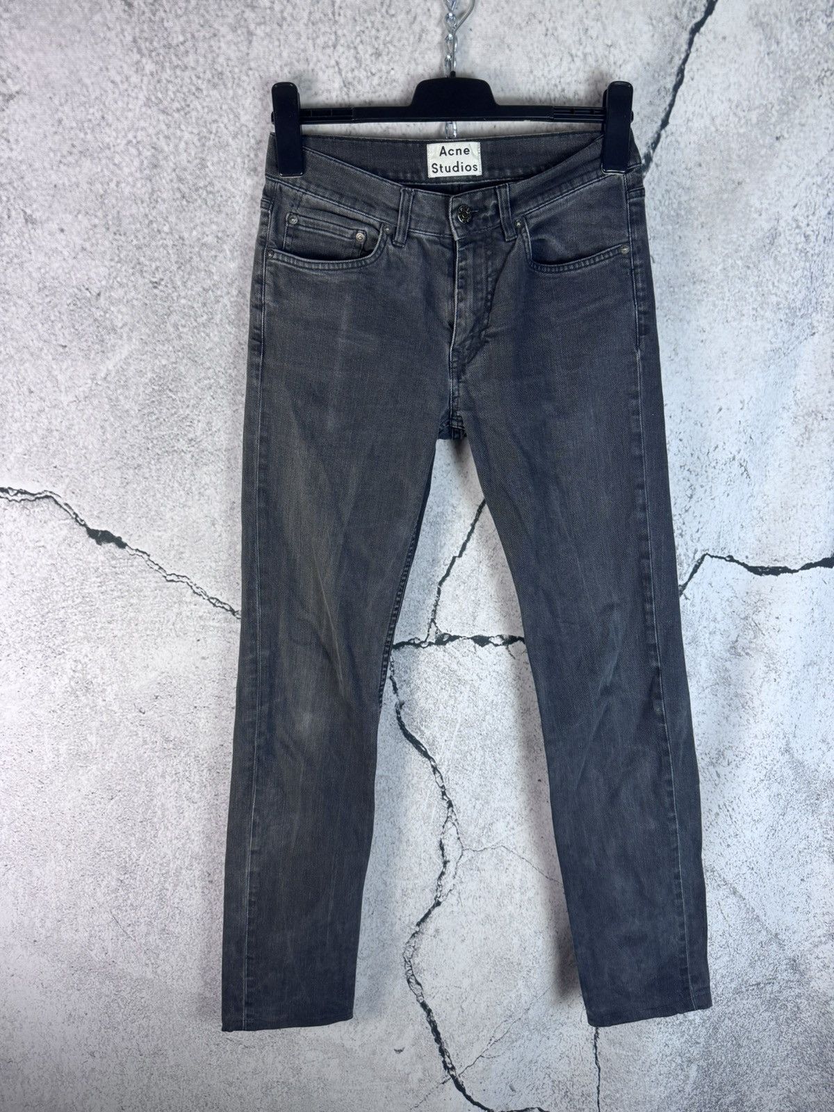 Acne Studios Ace Used Cash Black Denim Jeans