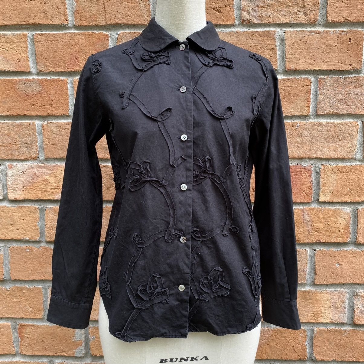 Japanese Brand A/T ATSURO TAYAMA Black Long Sleeve Shirt Size M / US 6-8 / IT 42-44 - 5 Thumbnail