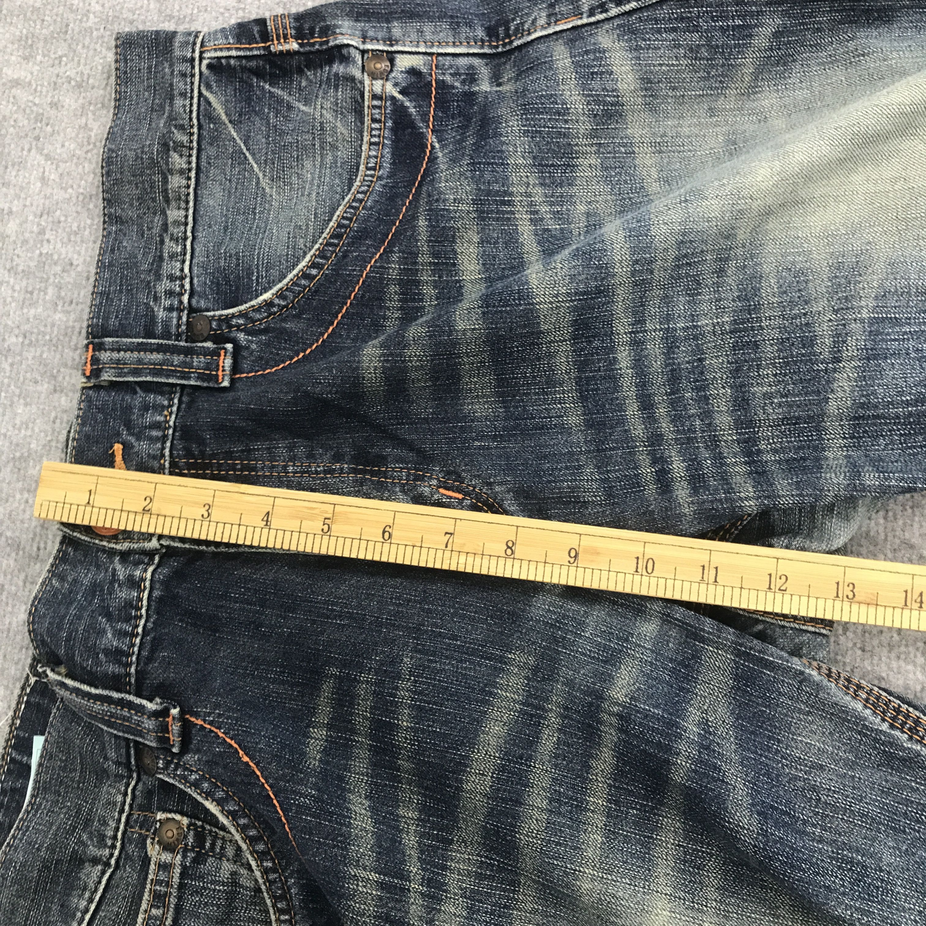 Edwin × Japanese Brand Rare Edwin distressed denim Jeans Size US 30 / EU 46 - 6 Thumbnail