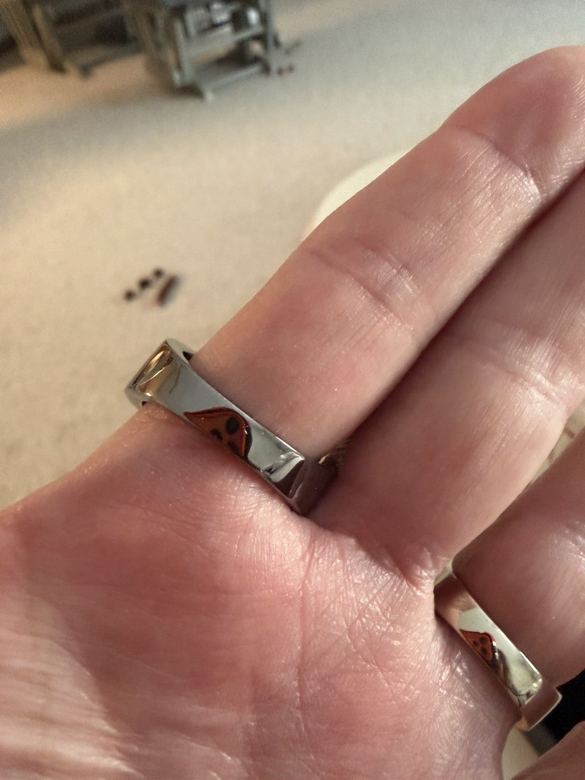 Other Men’s ion black over sterling silver black natural diamonds Size ONE SIZE - 3 Thumbnail