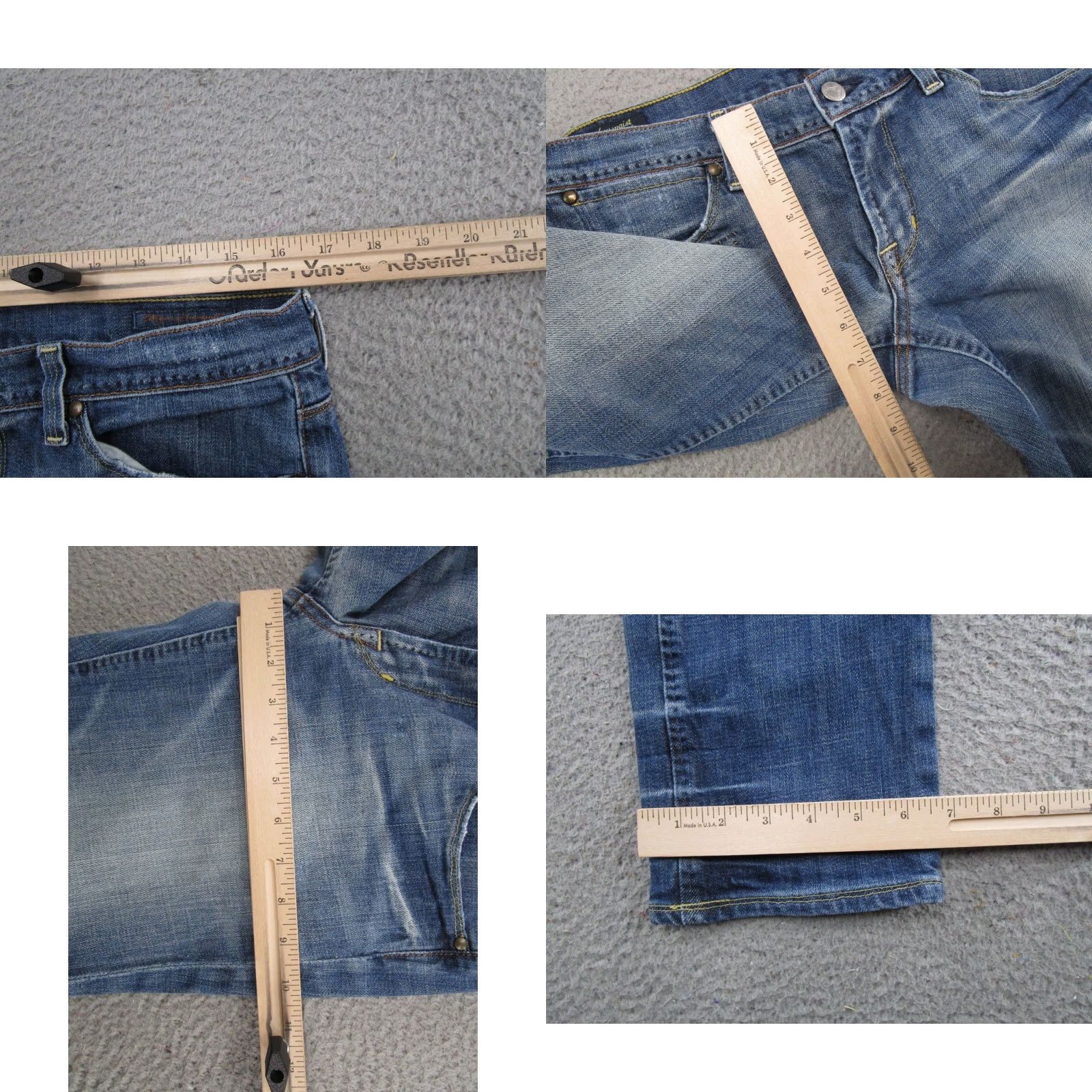 Citizens Of Humanity Citizens of Humanity Jeans Ava Women's 31 Straight Leg Denim Blue 5-Pocket Comfortable Stretch Vintage No Size 24" / US 00 / IT 34 - 8 Thumbnail