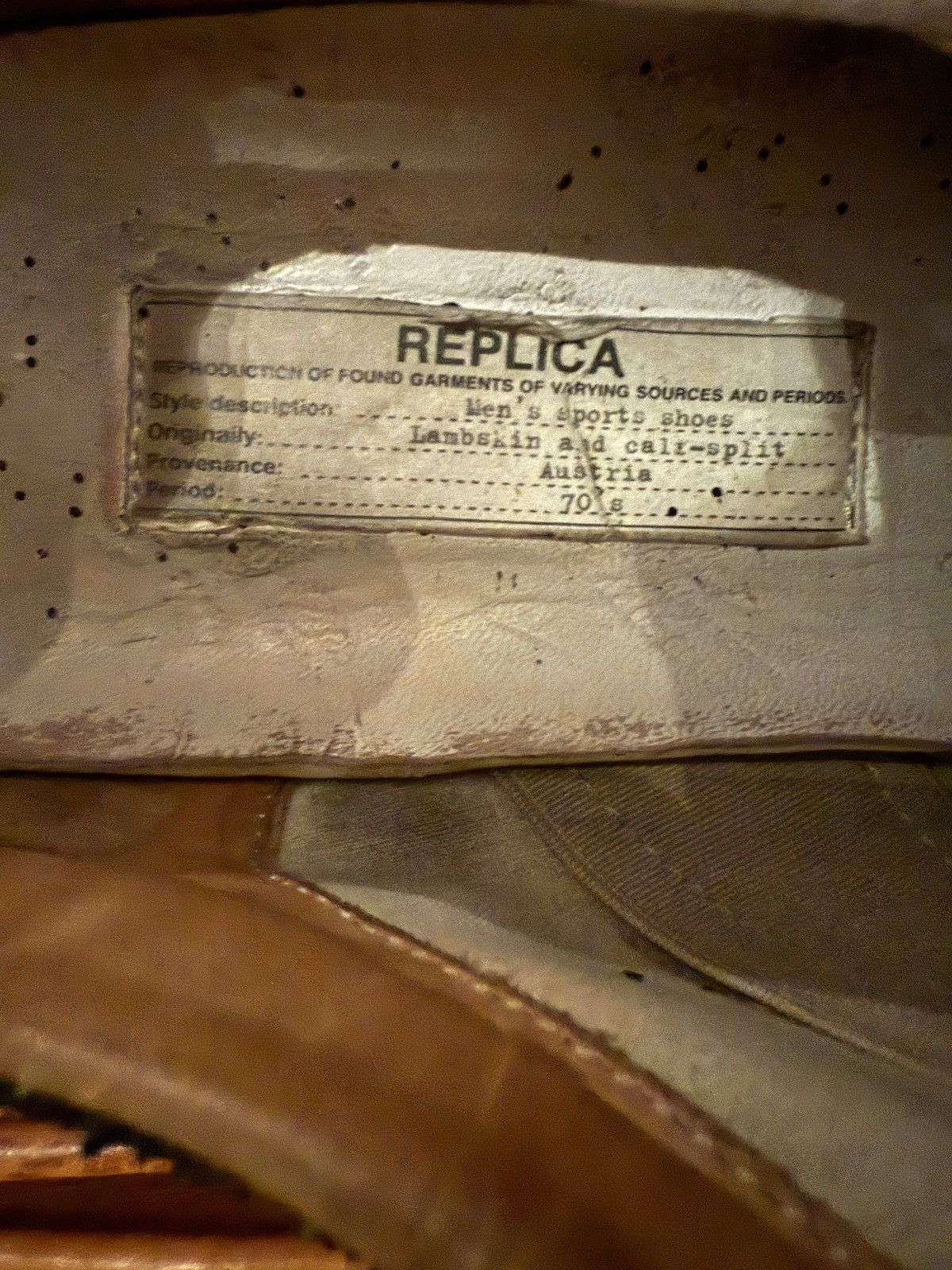 Maison Margiela Maison Martin Margiela Replica Glitter low top sz 44 /US10.5 Size US 10.5 / EU 43-44 - 5 Thumbnail