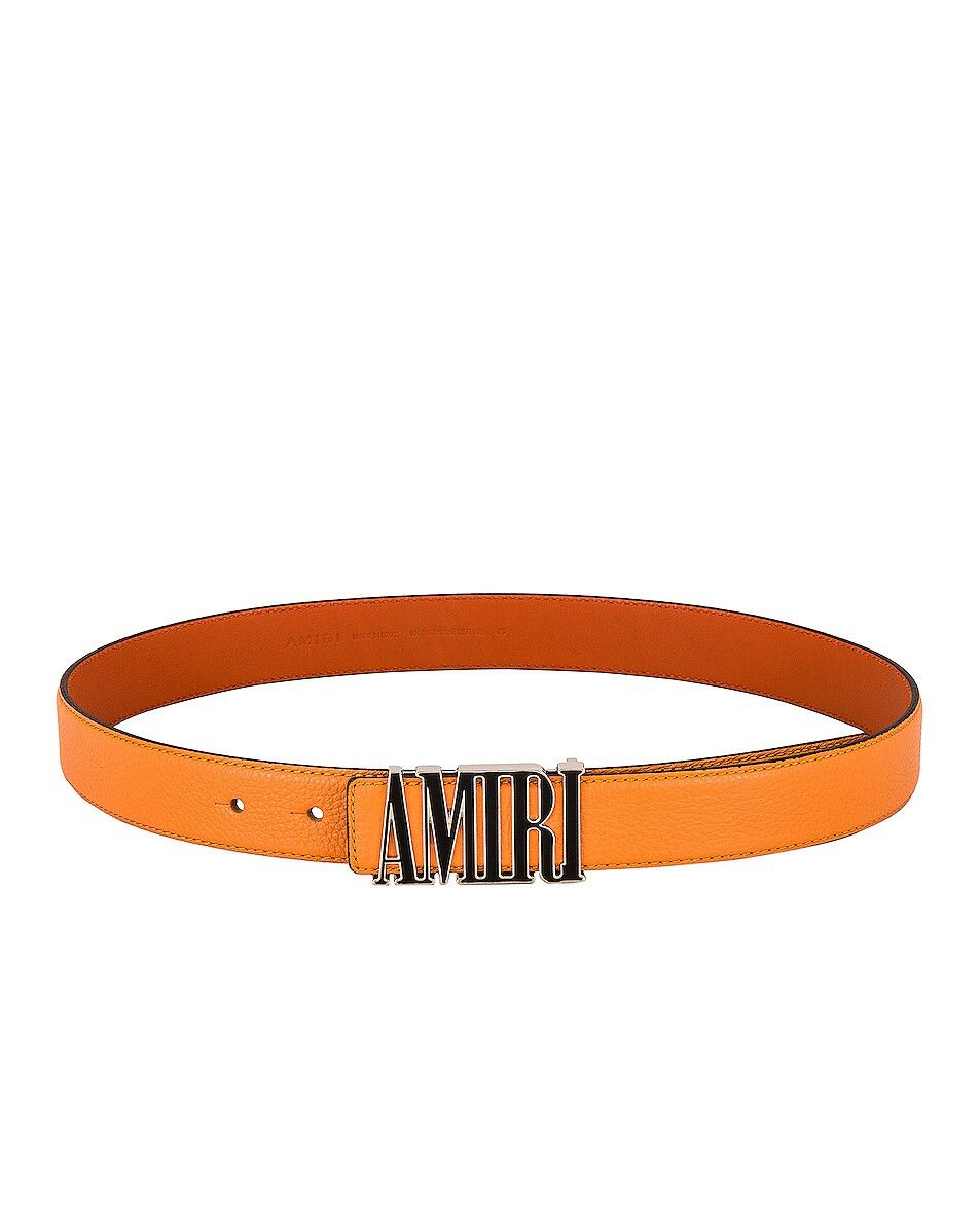 o1w1db10525 Size: 95 / Pebbled 3cm Belt in Orange