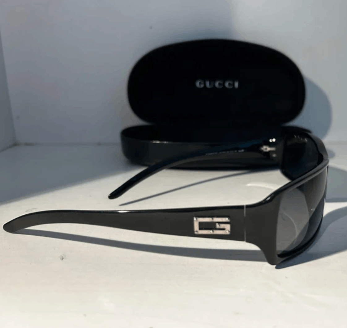 Gucci GUCCI Sunglasses GG2515 Shield Rimless 90s Wrap 1190 Vintage Size ONE SIZE - 1 Thumbnail