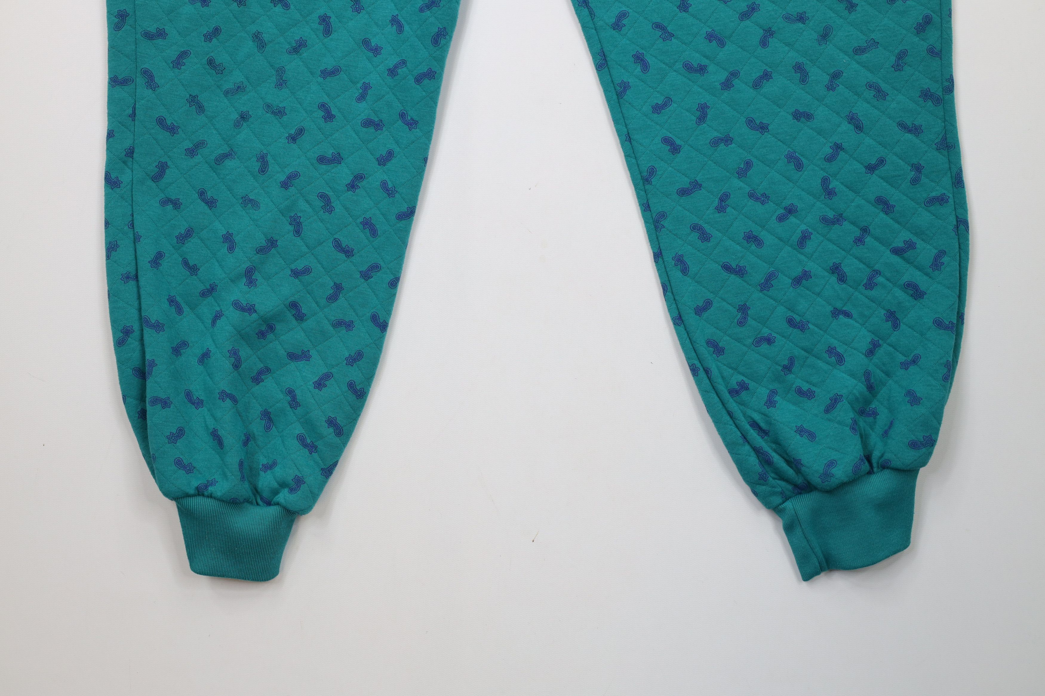 Vintage Vintage 90s Streetwear Paisley Cuffed Sweatpants Joggers Size 22" - 4 Thumbnail