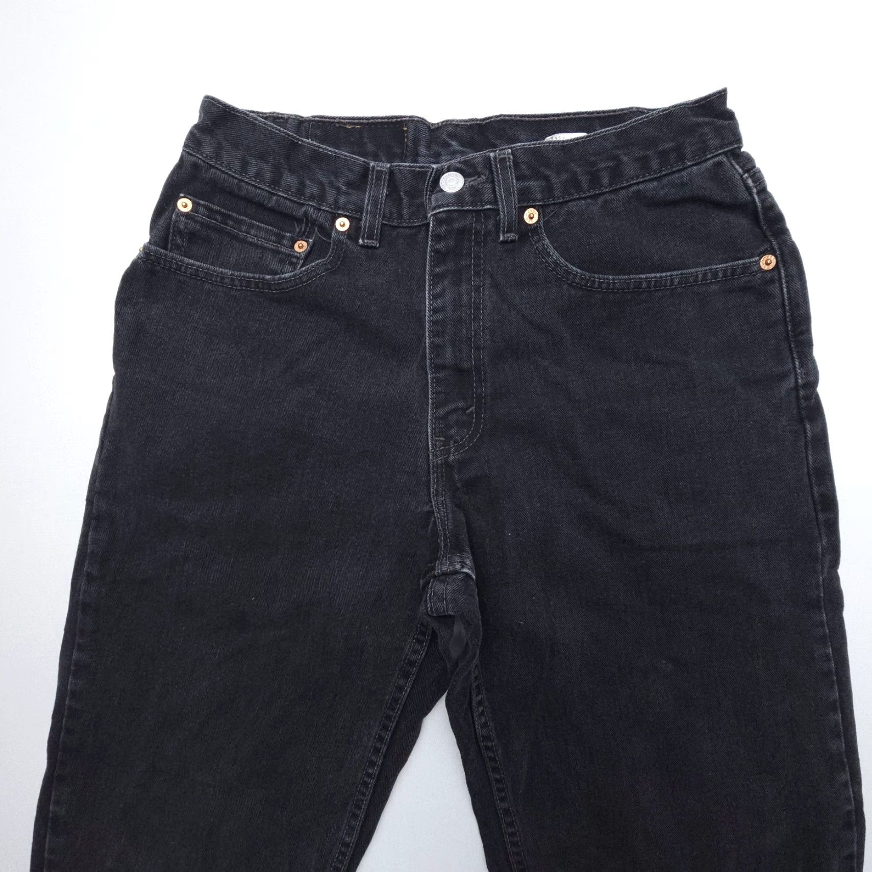 Levi's VINTAGE Levi's 550 Relaxed Tapered Jeans Mens 32 x 32 Black Denim 5-Pocket USA Brand Levi's 500 Series Mod 90s Theme Men’s Size US 32 / EU 48 - 4 Thumbnail