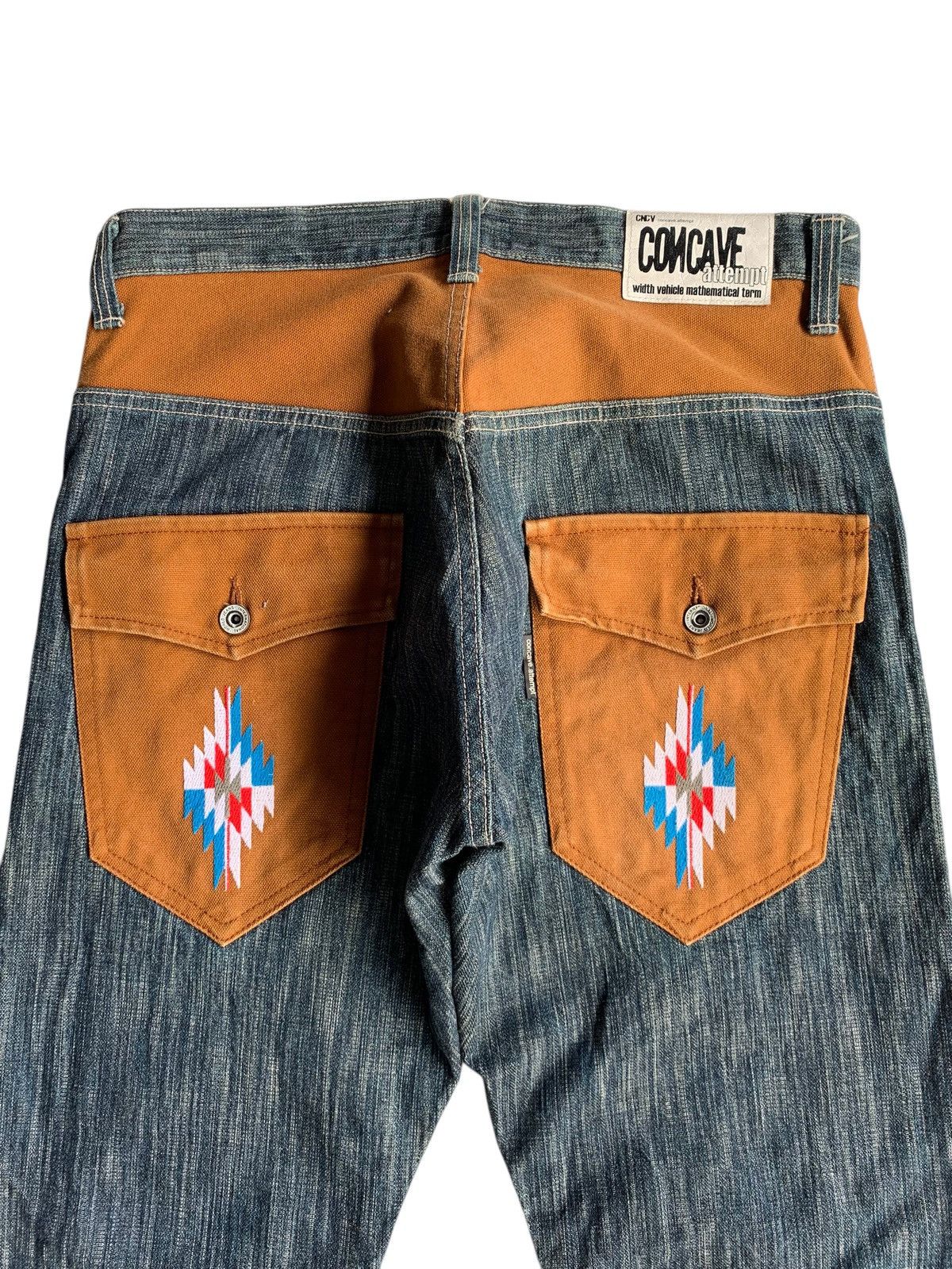Kapital Concave Attempt Navajo Hippies Style Japanese Denim🌈🎌 Size US 32 / EU 48 - 5 Thumbnail