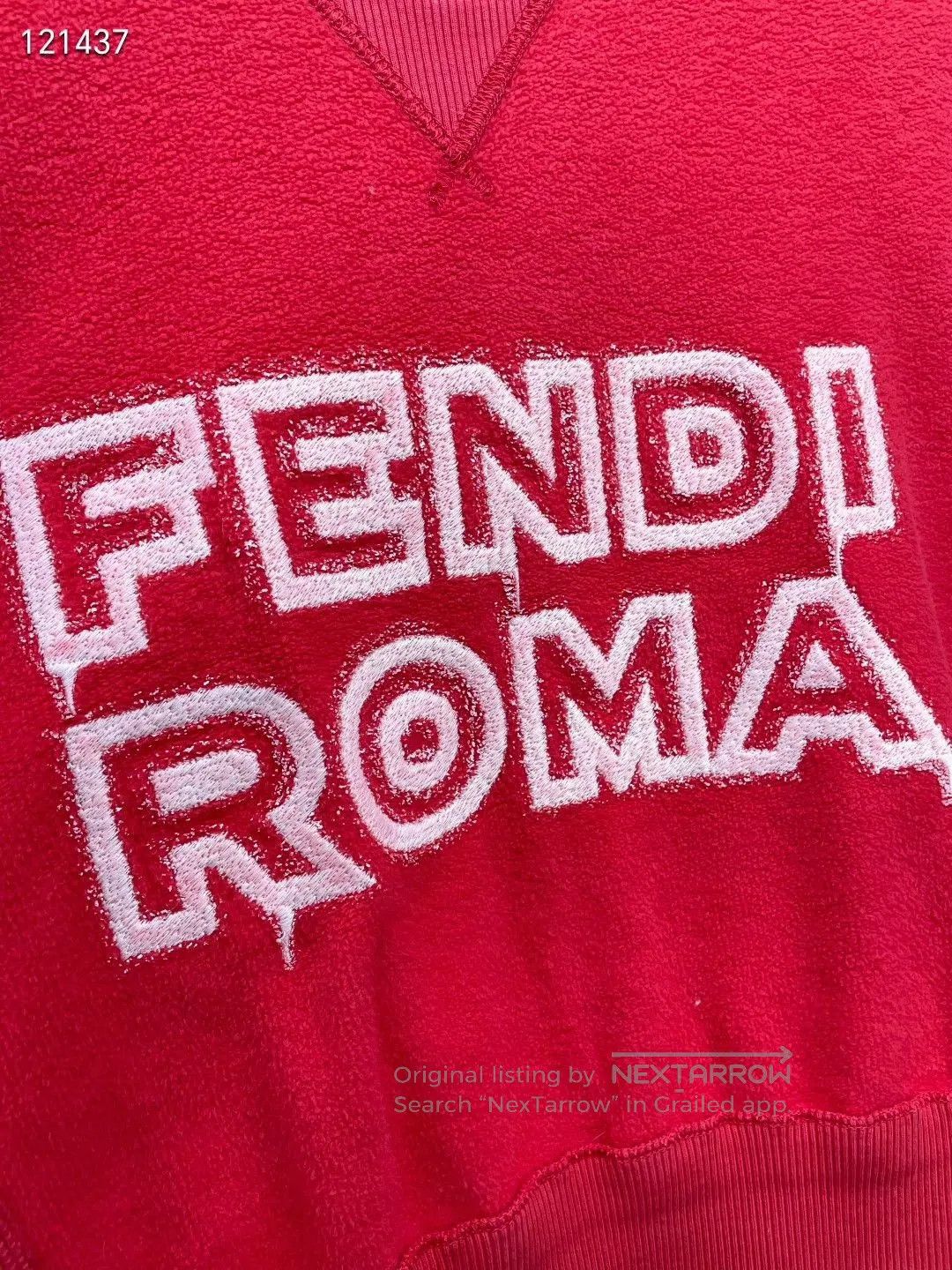Fendi Fendi Letter Crewneck Sweatshirt. Size XS / US 0-2 / IT 36-38 - 3 Thumbnail