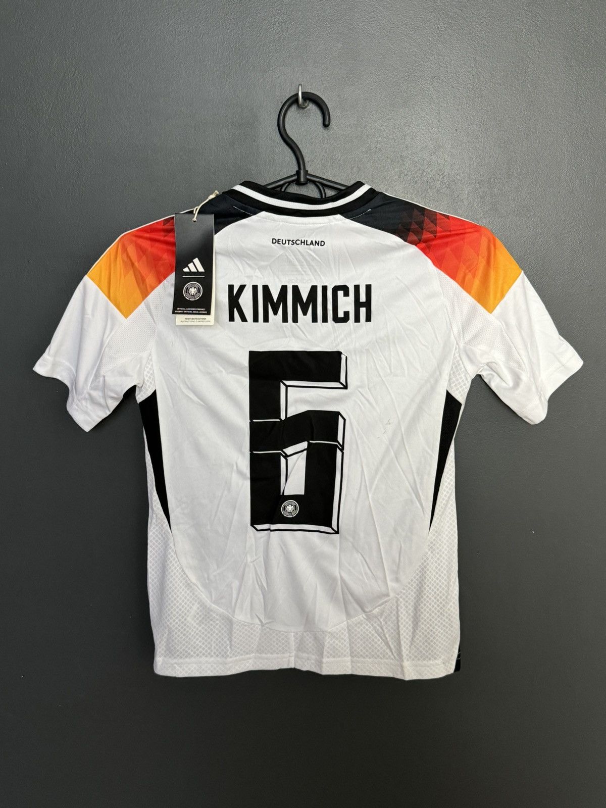 Adidas KIDS New Germany 2024 Home Kimmich Football Jersey T-Shirt Size US XS / EU 42 / 0 - 1 Thumbnail