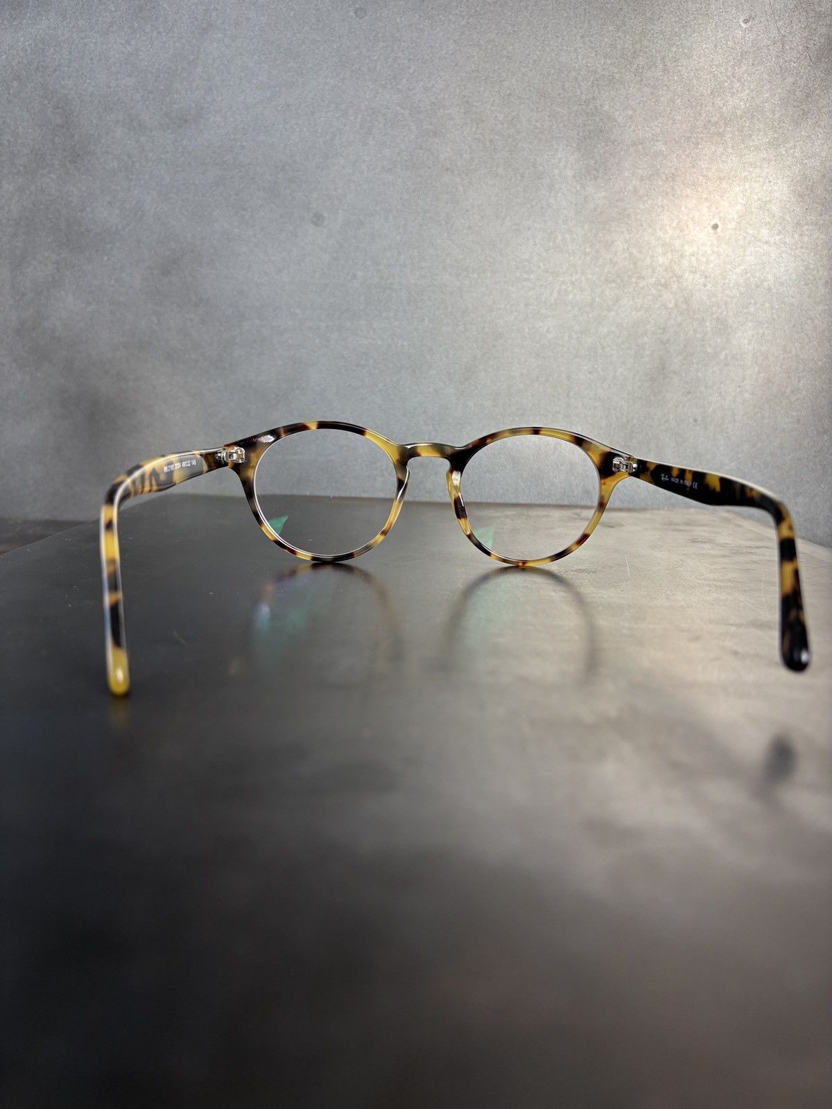 RayBan RayBan Eyeglasses Tortoise Shell Full Frame Rounded RB 2180 Size ONE SIZE - 5 Thumbnail