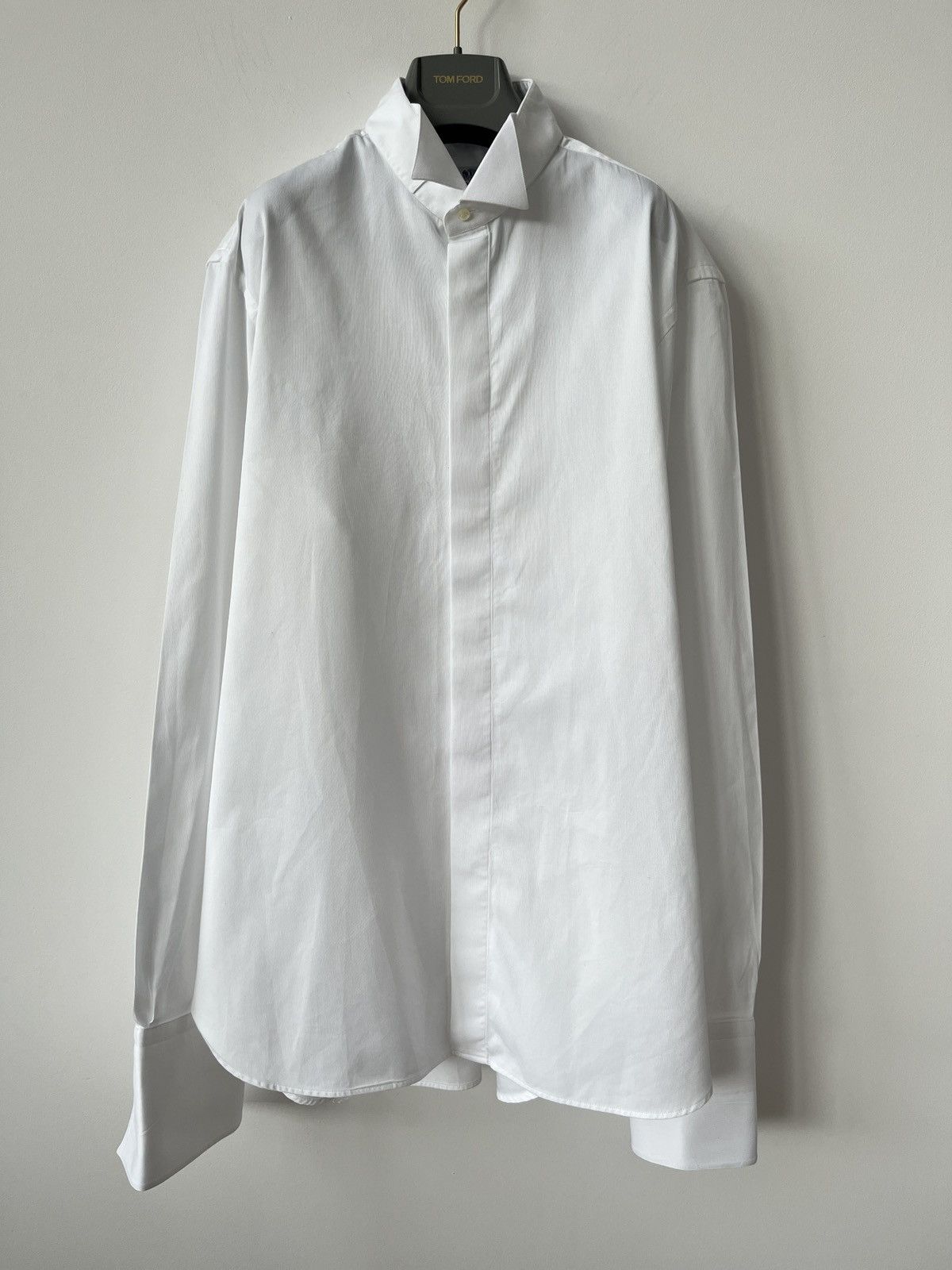 Boggi BOGGI MILANO White Elegant Shirt Old Money Size US XL / EU 56 / 4 - 3 Thumbnail