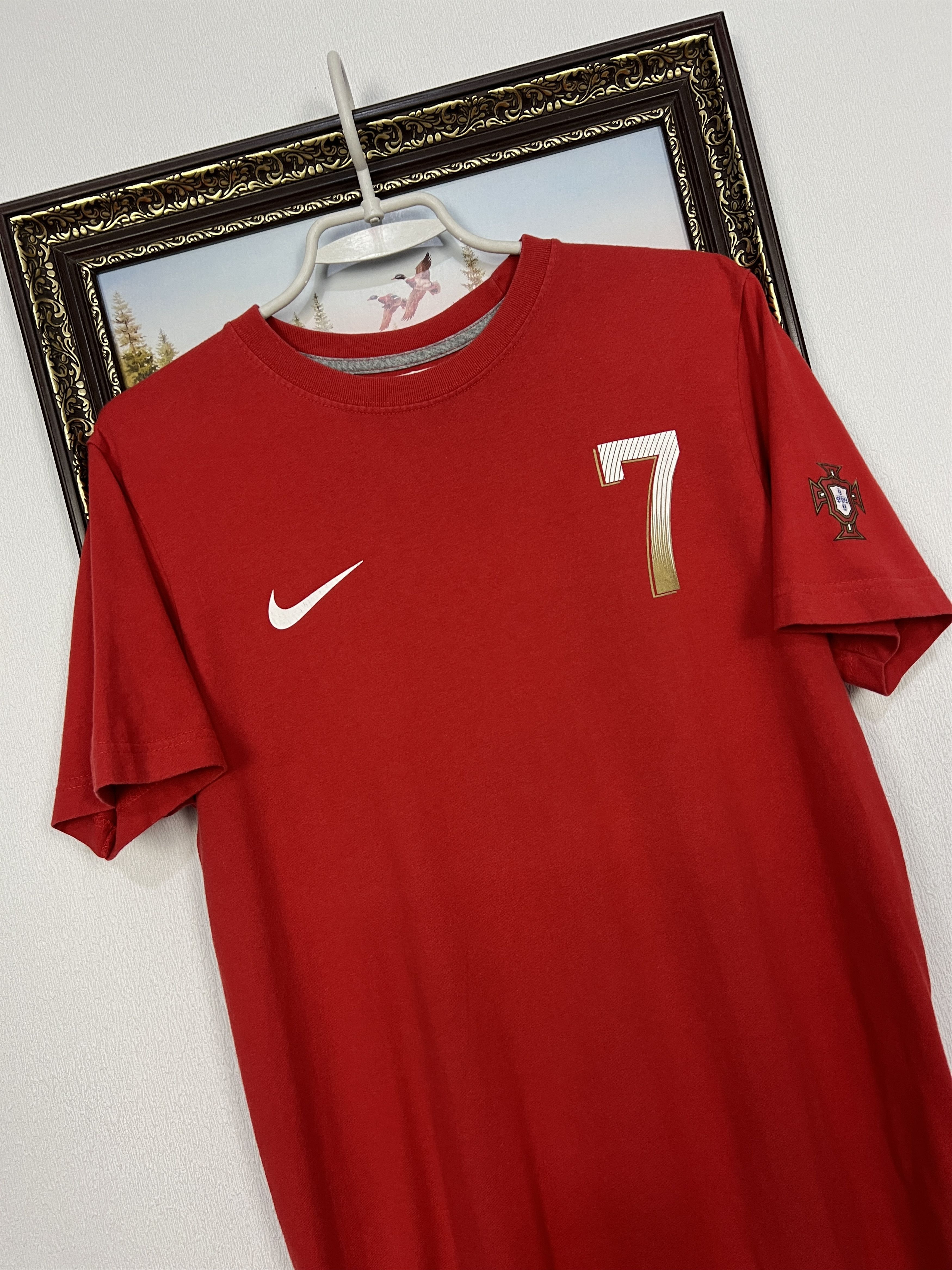 Nike Vintage Nike Portugal Football Train Shirt #7 Ronaldo Soccer Size US M / EU 48-50 / 2 - 4 Thumbnail