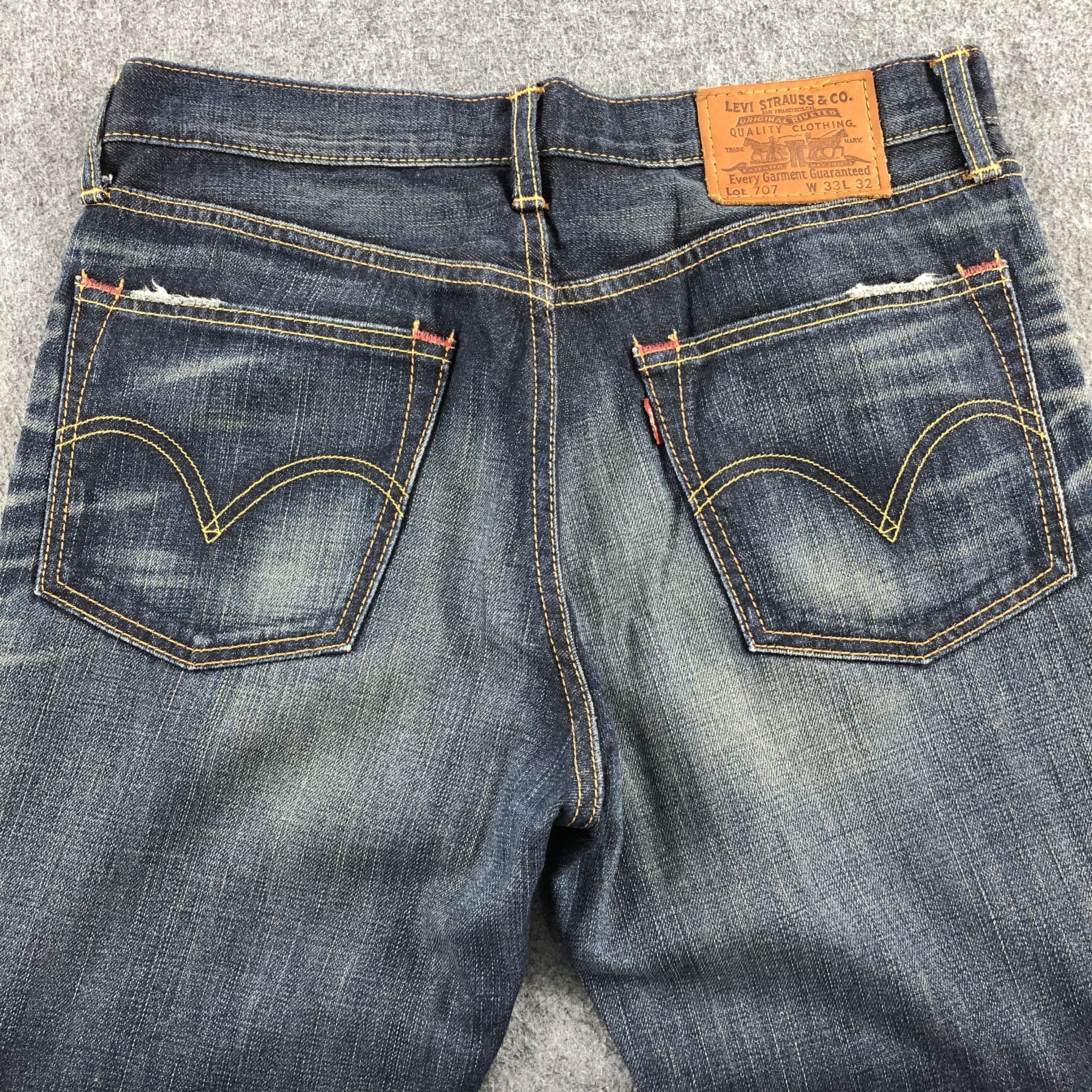 Levi's 90s Vintage Levis 707 Jeans-J1854 Size US 33 - 4 Thumbnail