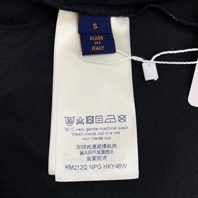 Louis Vuitton Louis Vuitton black logo and cotton crewneck with floral Size US S / EU 44-46 / 1 - 6 Thumbnail
