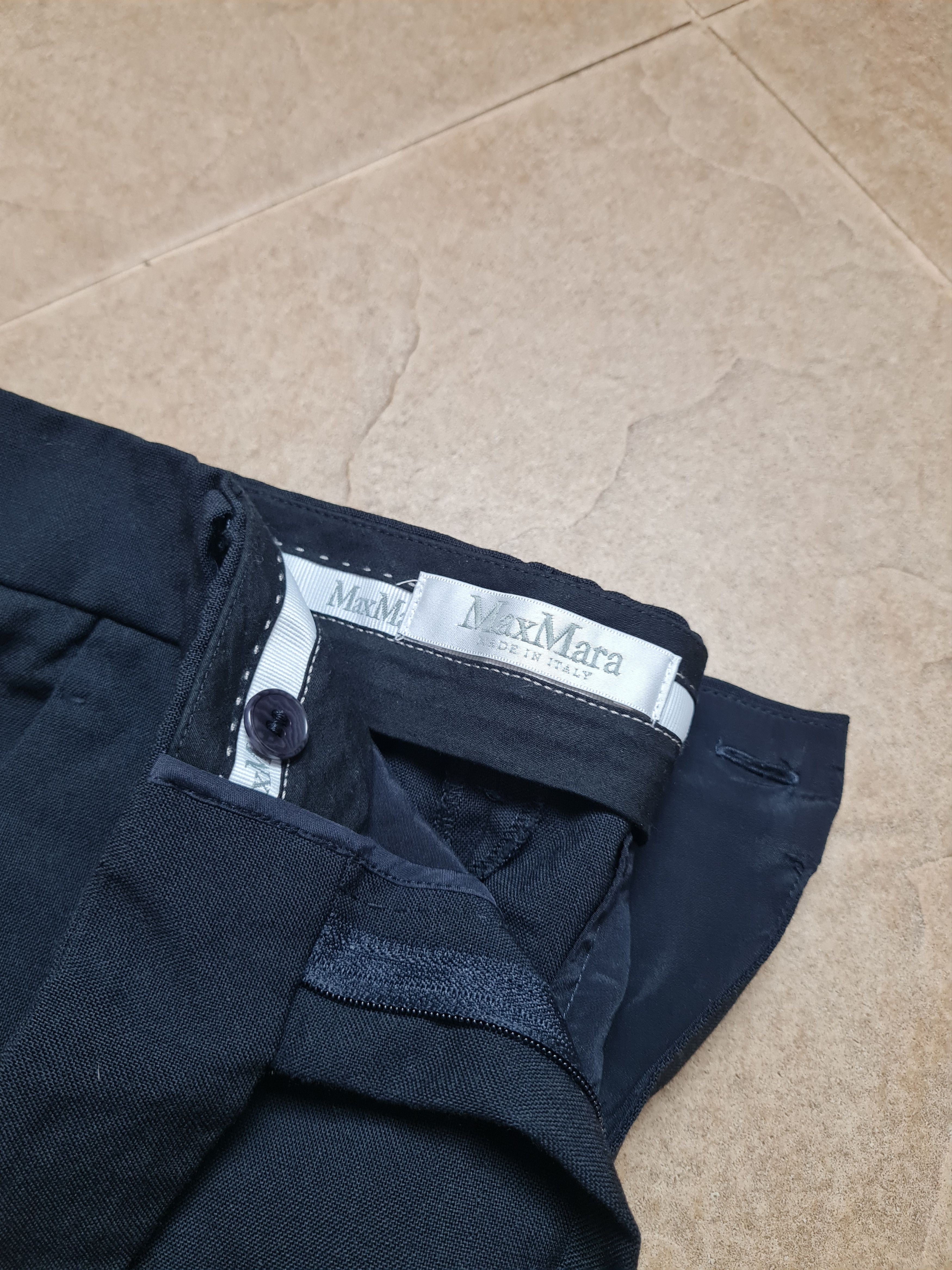 Max Mara Vintage rare Wool Lana pants MaxMara Trousers Womens Size 25" / US 0 / IT 36 - 7 Thumbnail