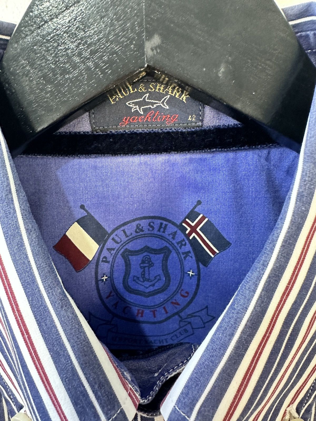 Paul & Shark Paul & Shark Yachting Multi Color Striped Button Shirt 42 L Size US L / EU 52-54 / 3 - 8 Thumbnail