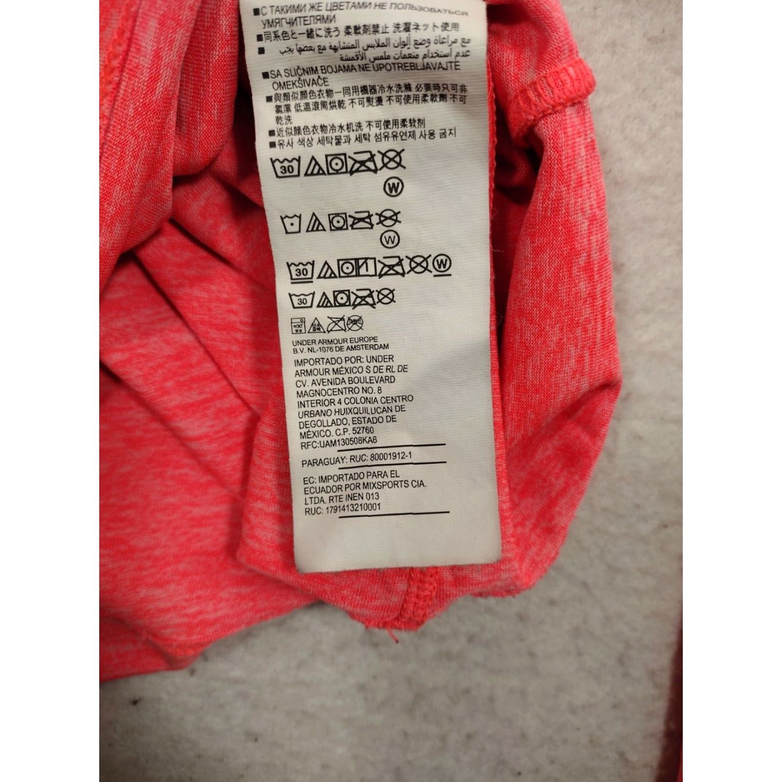 Under Armour Under Armour Shirt Mens Small HeatGear Long Sleeve Hooded Mock Neck Pink Athletic Windswept? Size US S / EU 44-46 / 1 - 6 Thumbnail