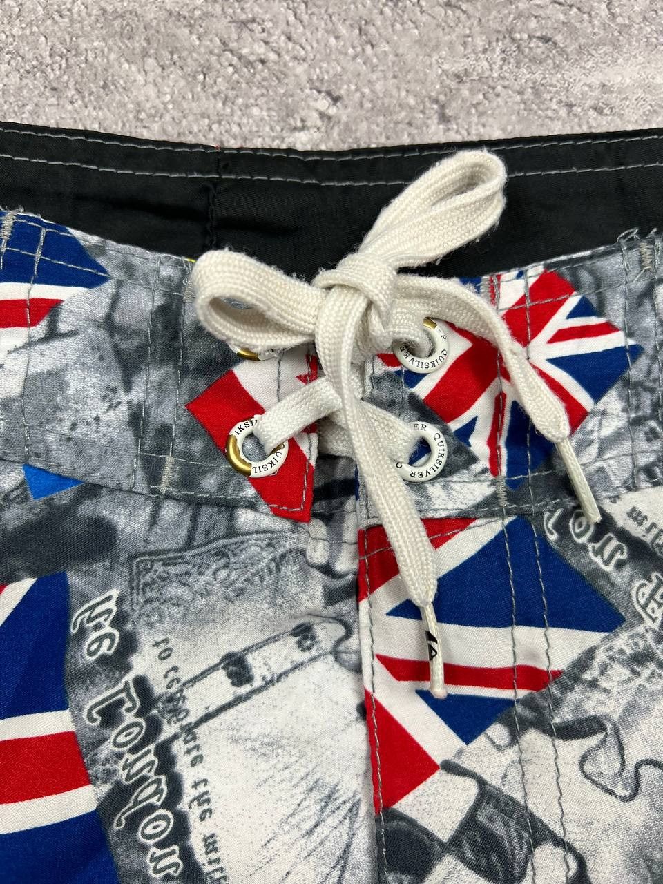 Quicksilver Vintage Quicksilver Swim Shorts Printed Flag Y2K 90S Surfing Size US 36 / EU 52 - 5 Thumbnail