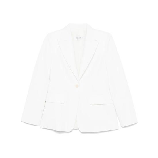 Max Mara MAX MARA Women Suit Jackets PALCHI 330 001 WHITE Size S / US 4 / IT 40 - 1 Thumbnail