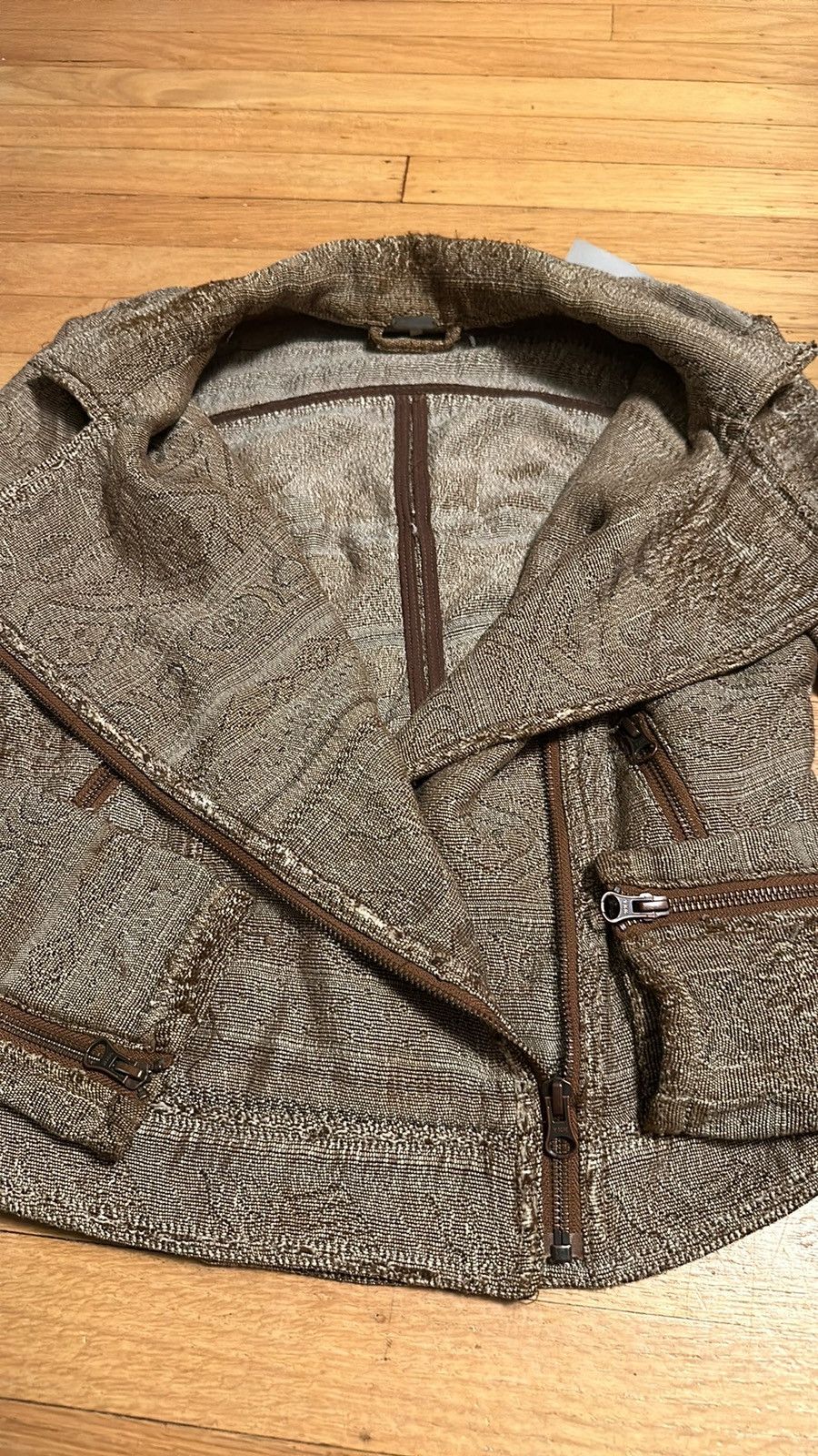 Free People Western tapestry moto jacket size 6 Size M / US 6-8 / IT 42-44 - 8 Thumbnail