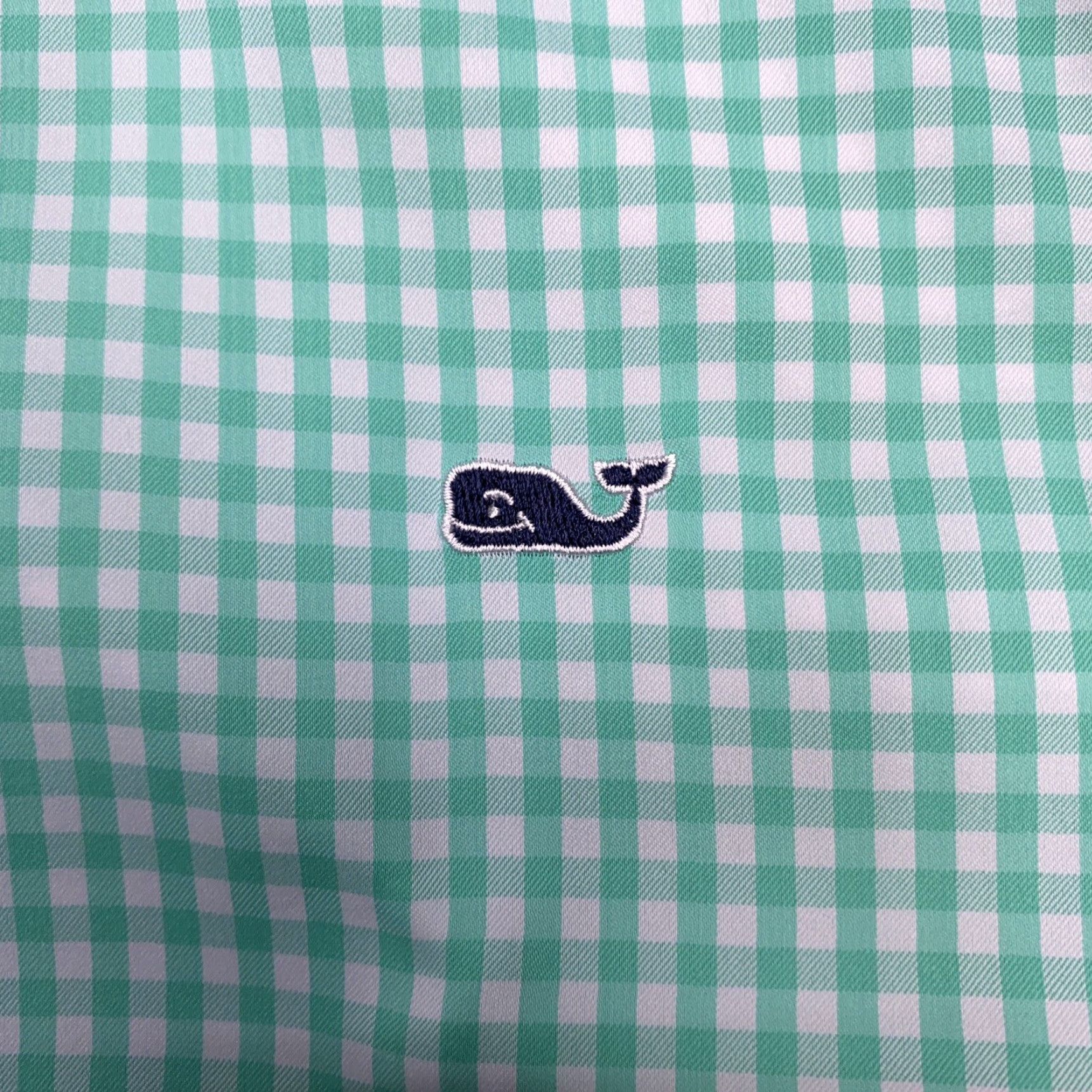 Vineyard Vines Vineyard Vines Whale Shirt Mens Slim Button-Up Check Green Adult Small Size US S / EU 44-46 / 1 - 5 Thumbnail