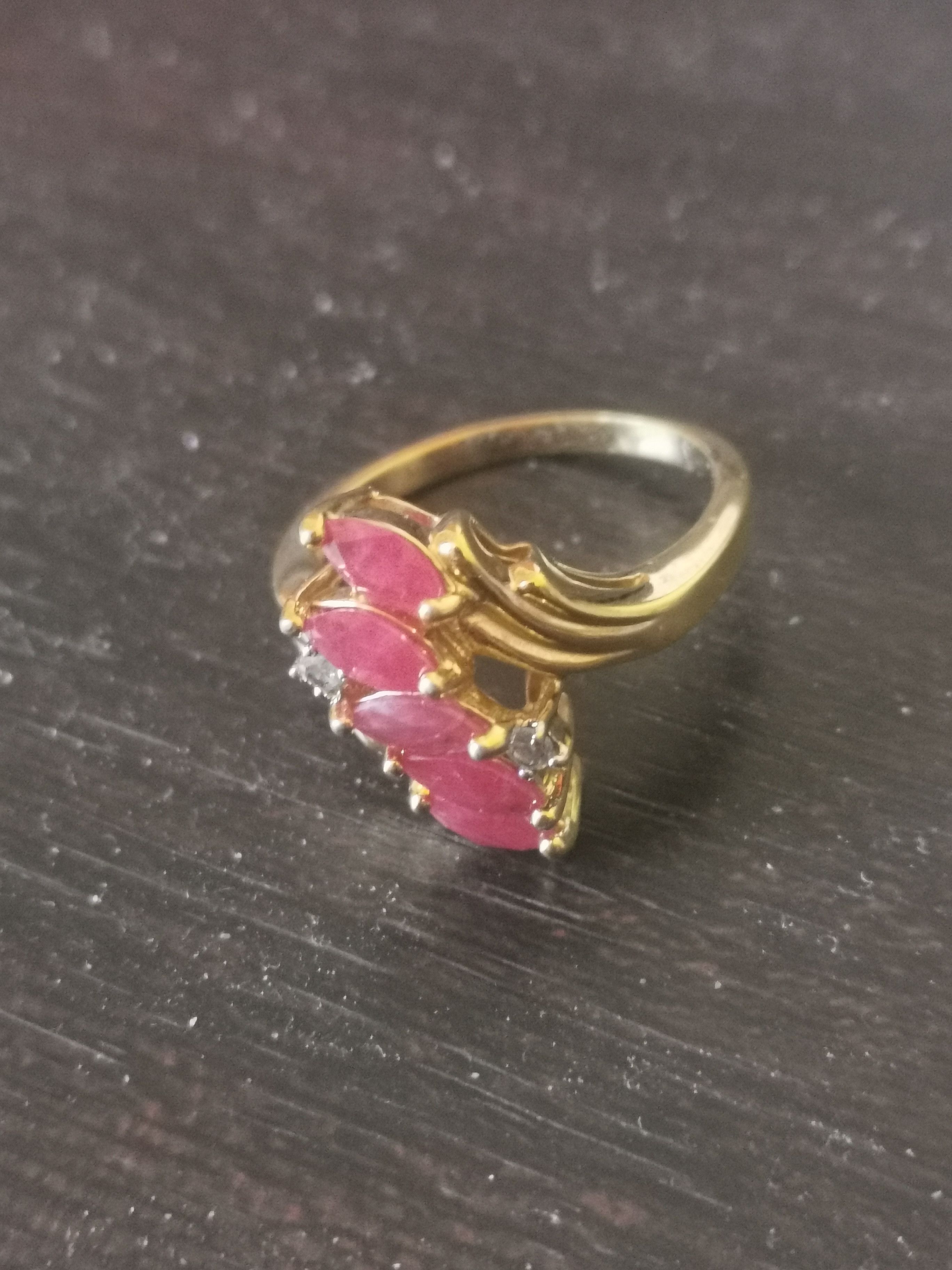 Jewelry Pink Gold Ring Size ONE SIZE - 1 Preview