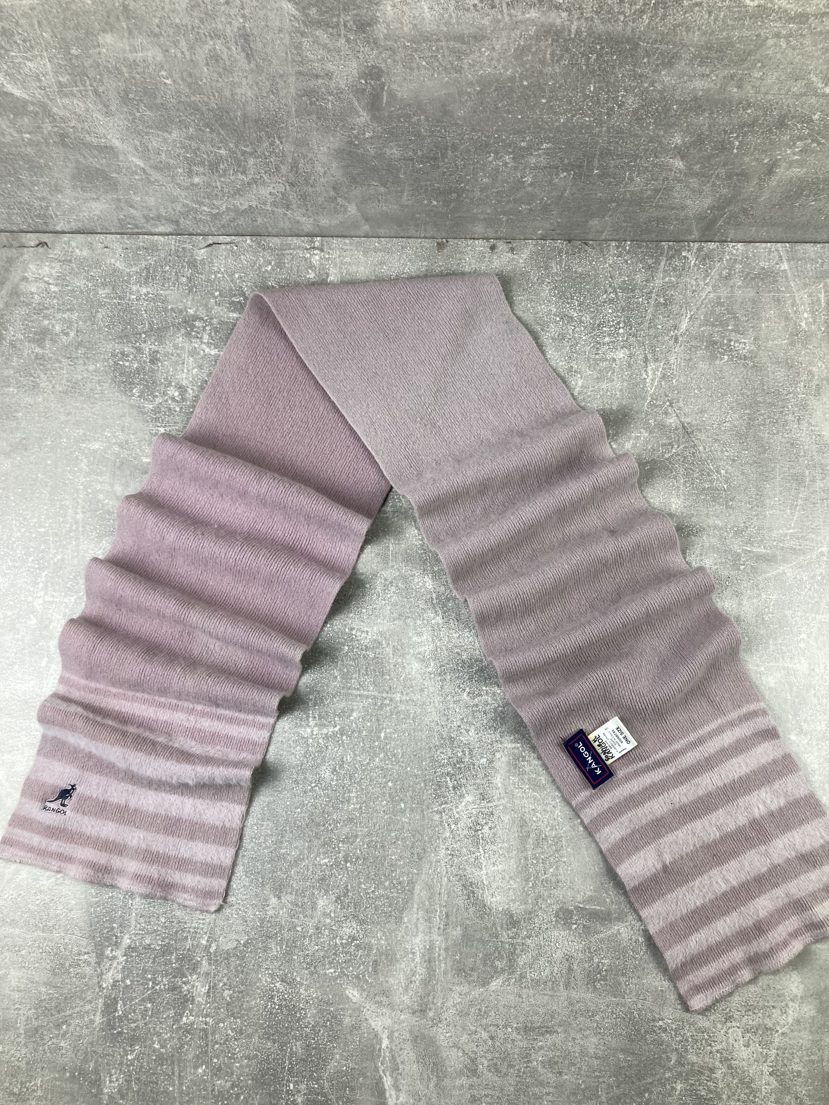 Kangol Kangol pink vintage scarf wool / fur Size ONE SIZE - 2 Thumbnail