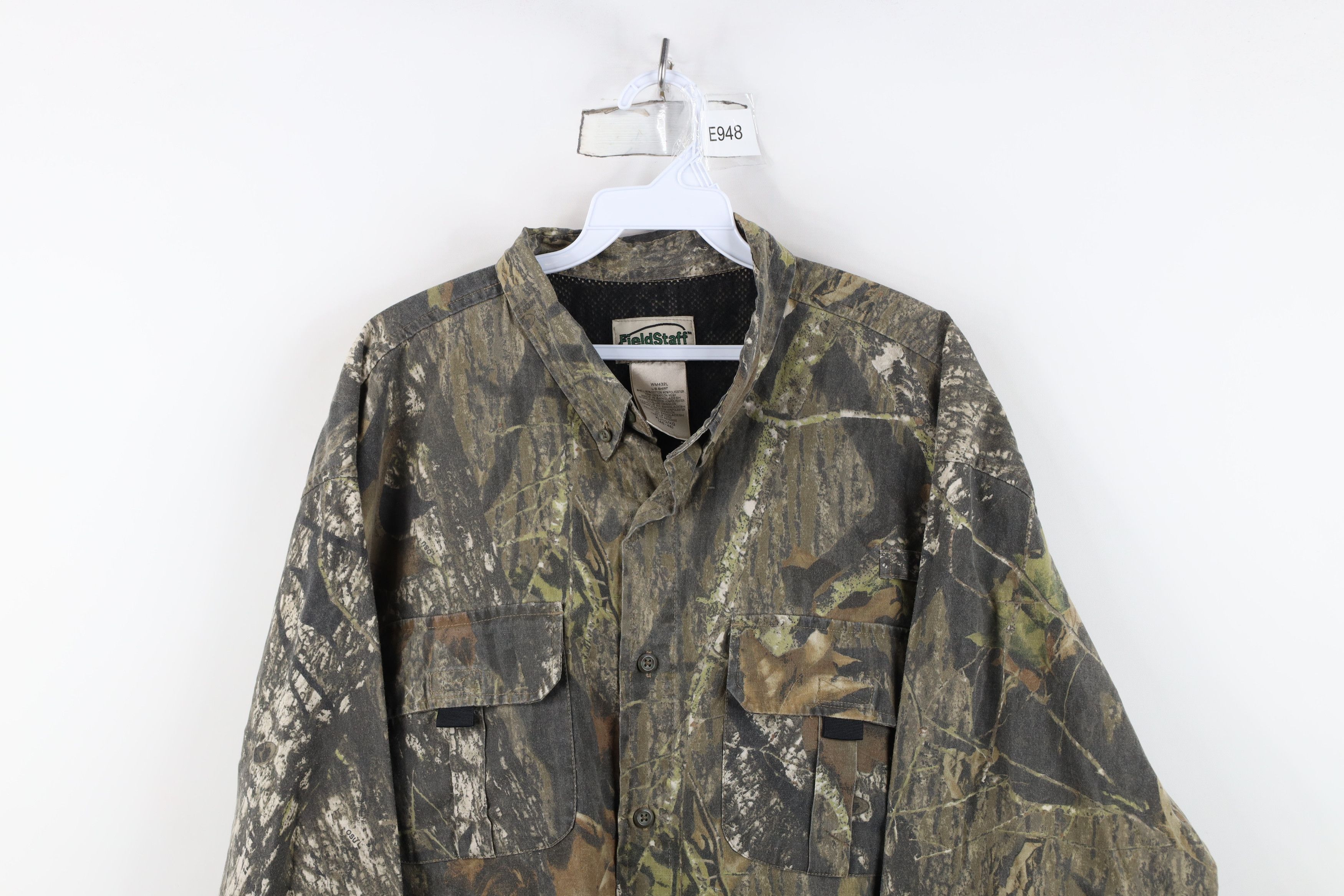 Mossy Oaks Vintage Mossy Oak Camouflage Field Hunting Button Shirt Size US XL / EU 56 / 4 - 2 Thumbnail
