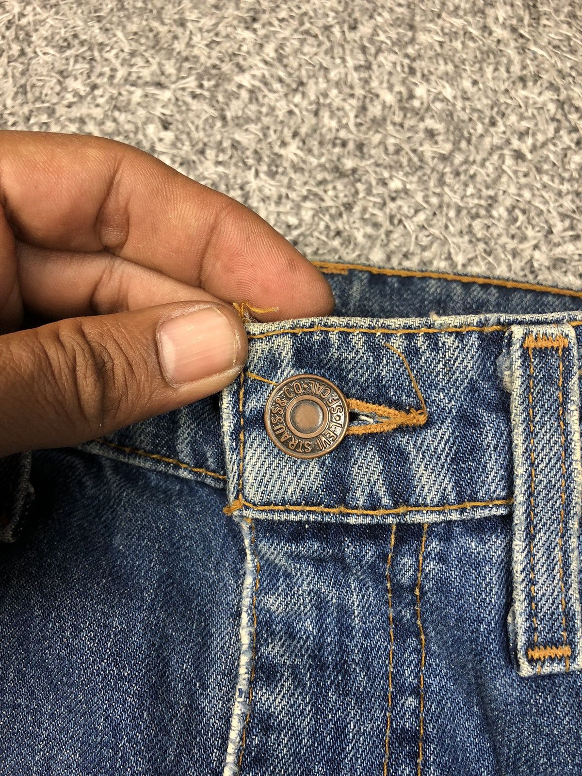 Japanese Brand × Levi's × Vintage Vintage Distressed Levis 519 Made In Usa Jeans Size US 31 - 12 Thumbnail
