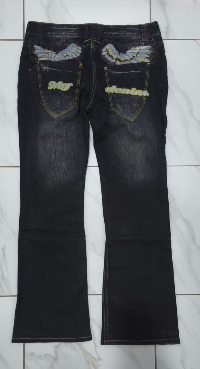 Japanese Brand Aspec Wings flare jeans pants Size 30" / US 8 / IT 44 - 9 Thumbnail