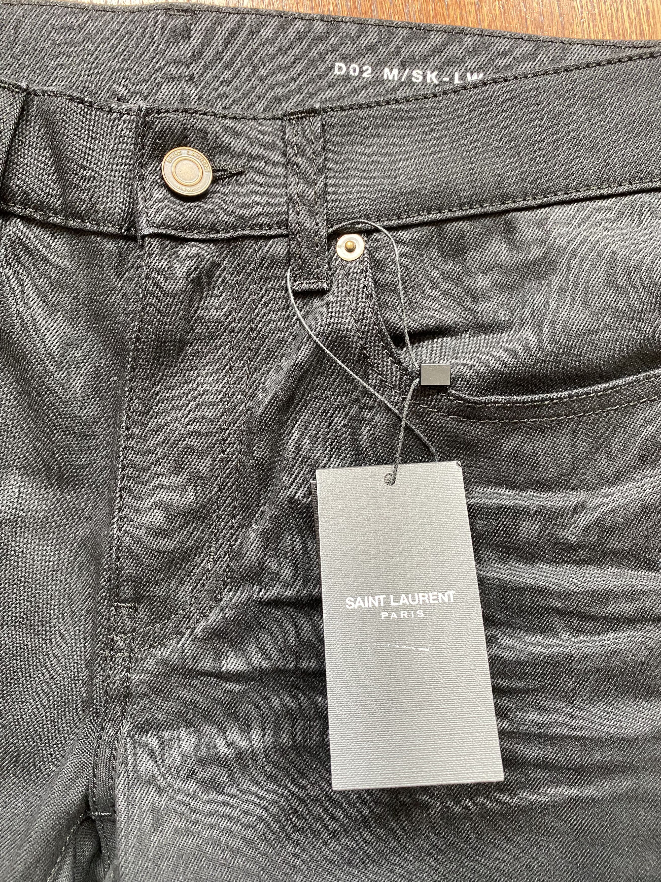 Saint Laurent Paris SLP D02 Denim Slim Fit 5 Pocket Size US 30 / EU 46 - 3 Thumbnail