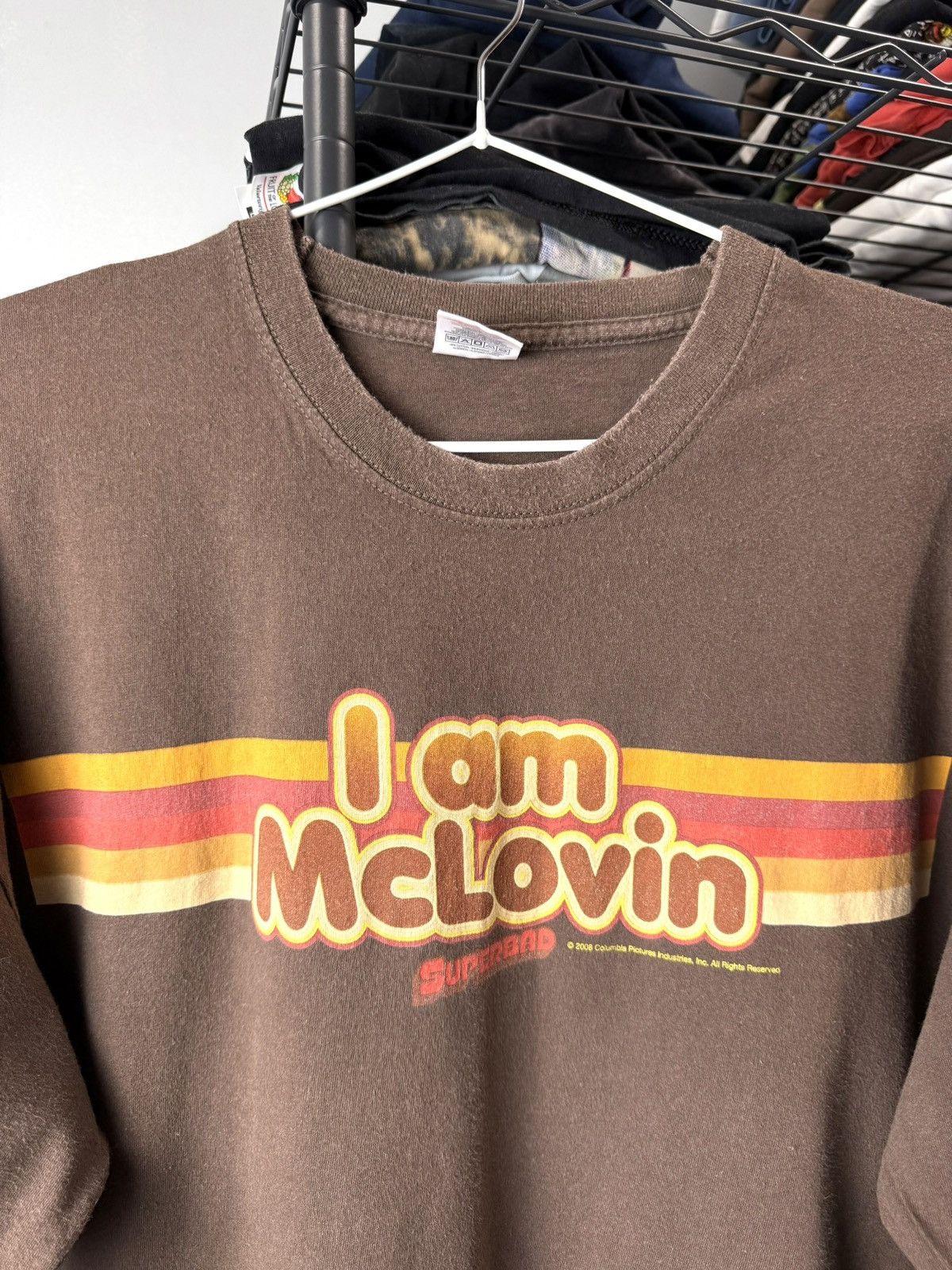 Vintage 💥Rare! Vintage 2008 I Am McLovin Superbad Movie T Shirt Size US XL / EU 56 / 4 - 2 Thumbnail
