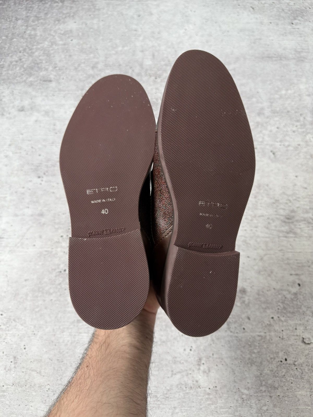 Etro × Genuine Leather Etro Leather Men’s Shoes Size US 7 / EU 40 - 8 Thumbnail