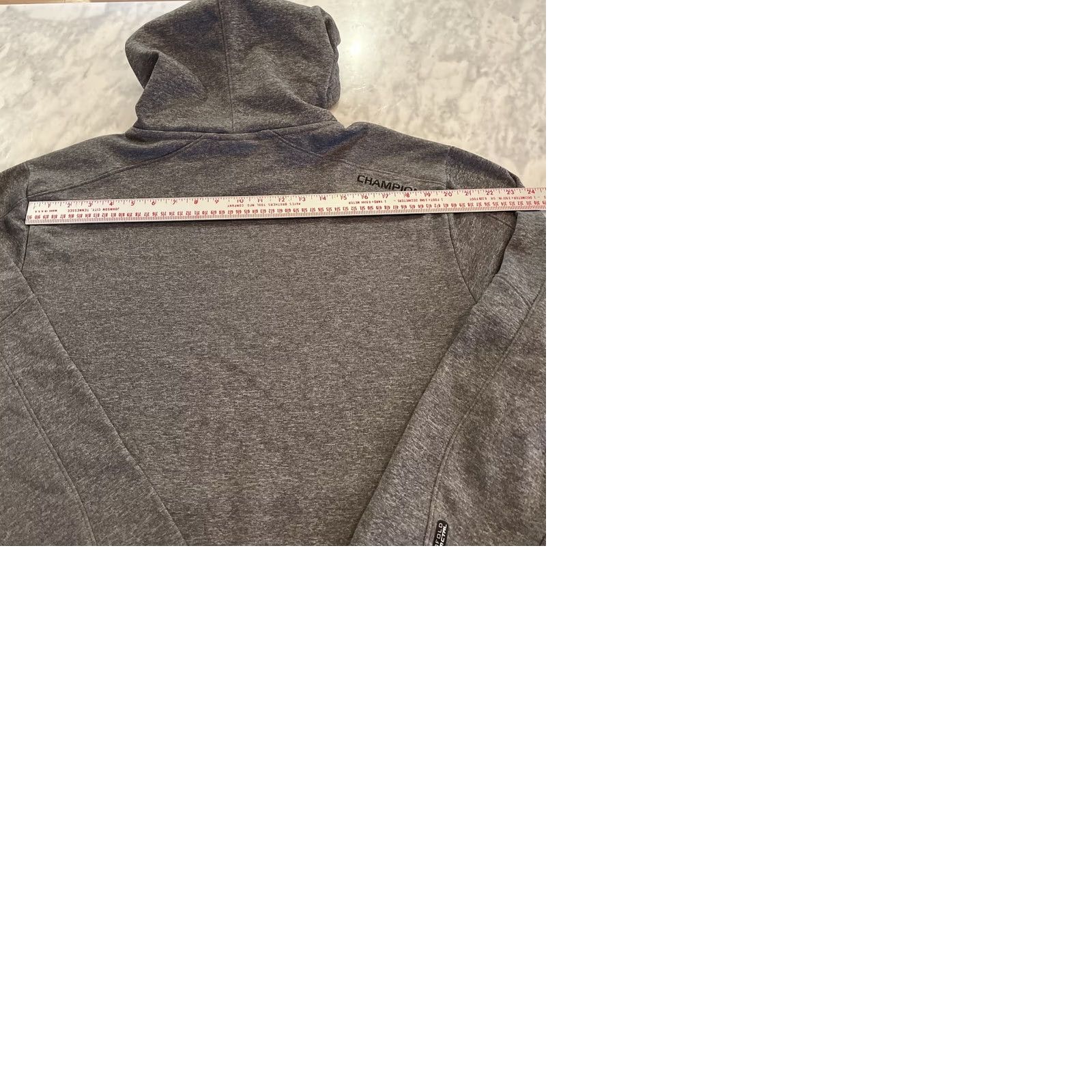 Champion Champion Shirt Mens XL Gray Sweatshirt Power train Men Hooded Pullover Grey Front Pocket Size US XL / EU 56 / 4 - 9 Thumbnail
