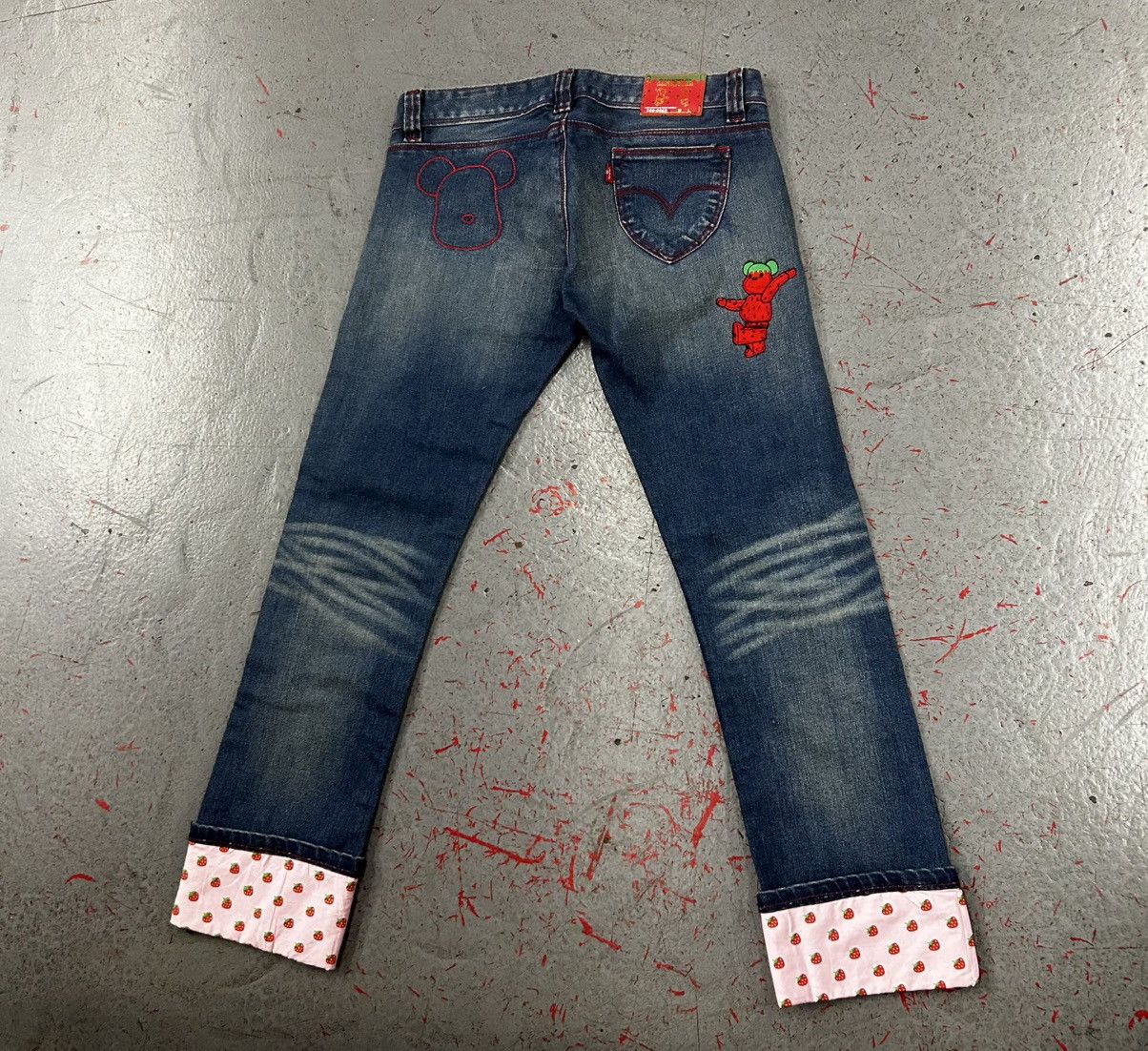 CLOT × Levi's CLOT x Medicom Toy x Levi’s 580 Women Jeans Size W30 L33 Size 30" / US 8 / IT 44 - 3 Thumbnail