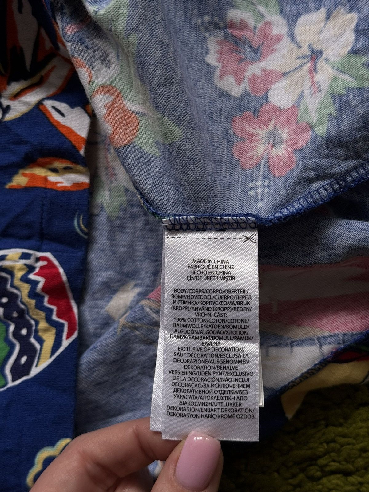 Polo Ralph Lauren 🧸 Polo Bear by Ralph Lauren Hawaiian pattern t-shirt Size US XS / EU 42 / 0 - 7 Thumbnail