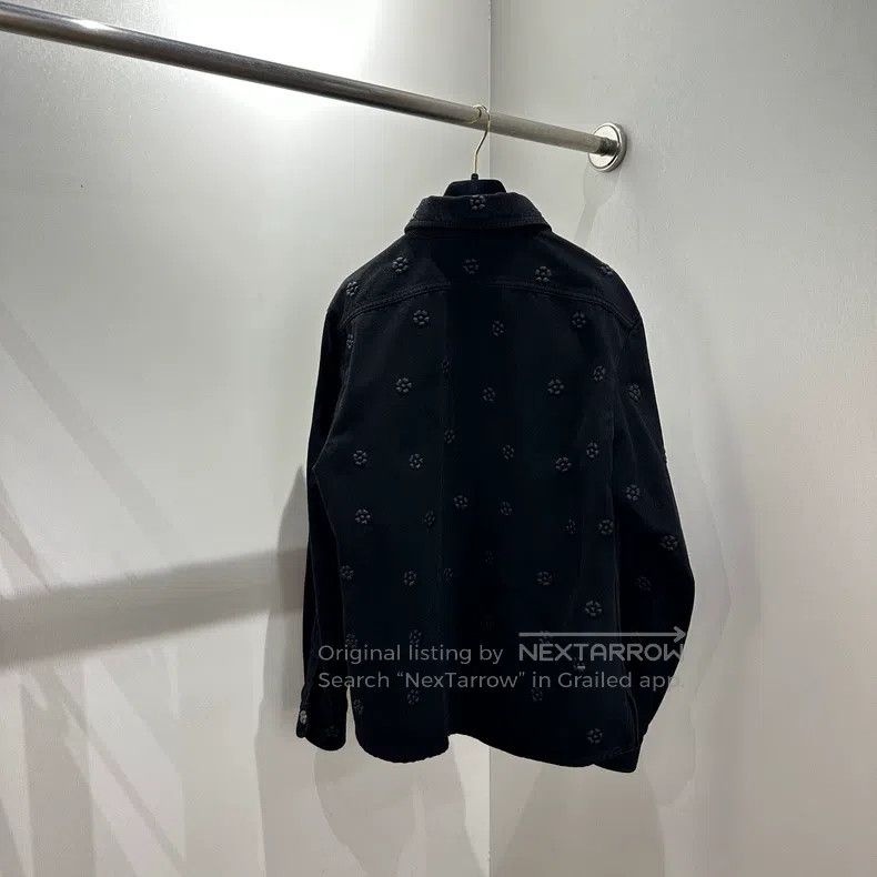 Chanel Chanel Full-print camellia denim jacket Size XS / US 0-2 / IT 36-38 - 2 Thumbnail