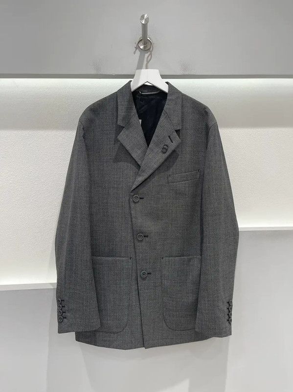 Dior Dior Gray Long Sleeve Outerwear Jacket 0089 Size US M / EU 48-50 / 2 - 1 Thumbnail