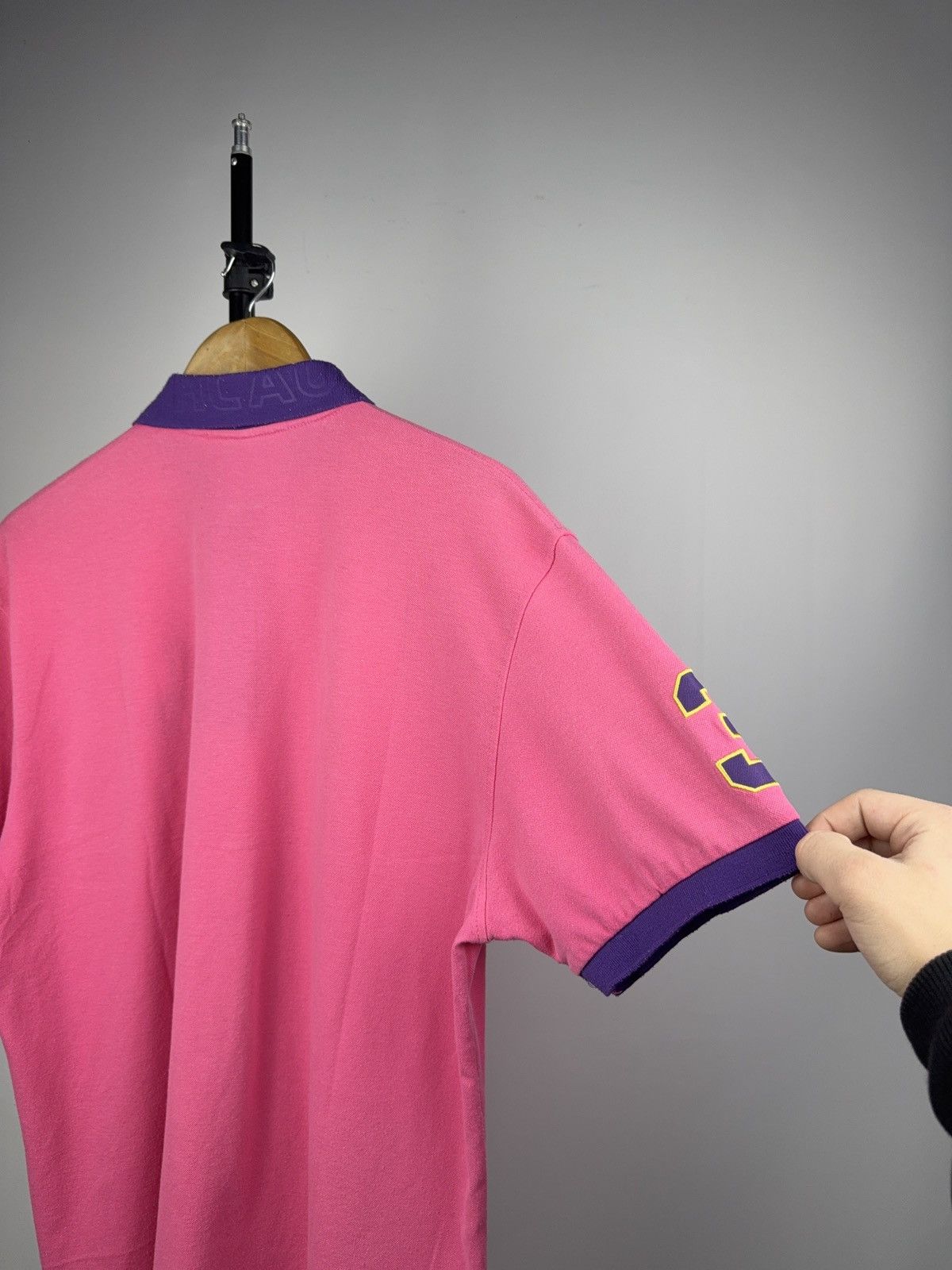 Polo Ralph Lauren 90s Polo Ralph Lauren Big Pony Embroidered Collar Polo Shirt Size US L / EU 52-54 / 3 - 11 Thumbnail