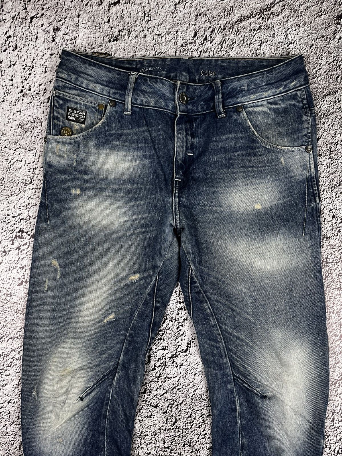 G-Star Vintage Y2K G STAR 3D ARC Loose tapered denim jeans pants Size 28" / US 6 / IT 42 - 6 Thumbnail